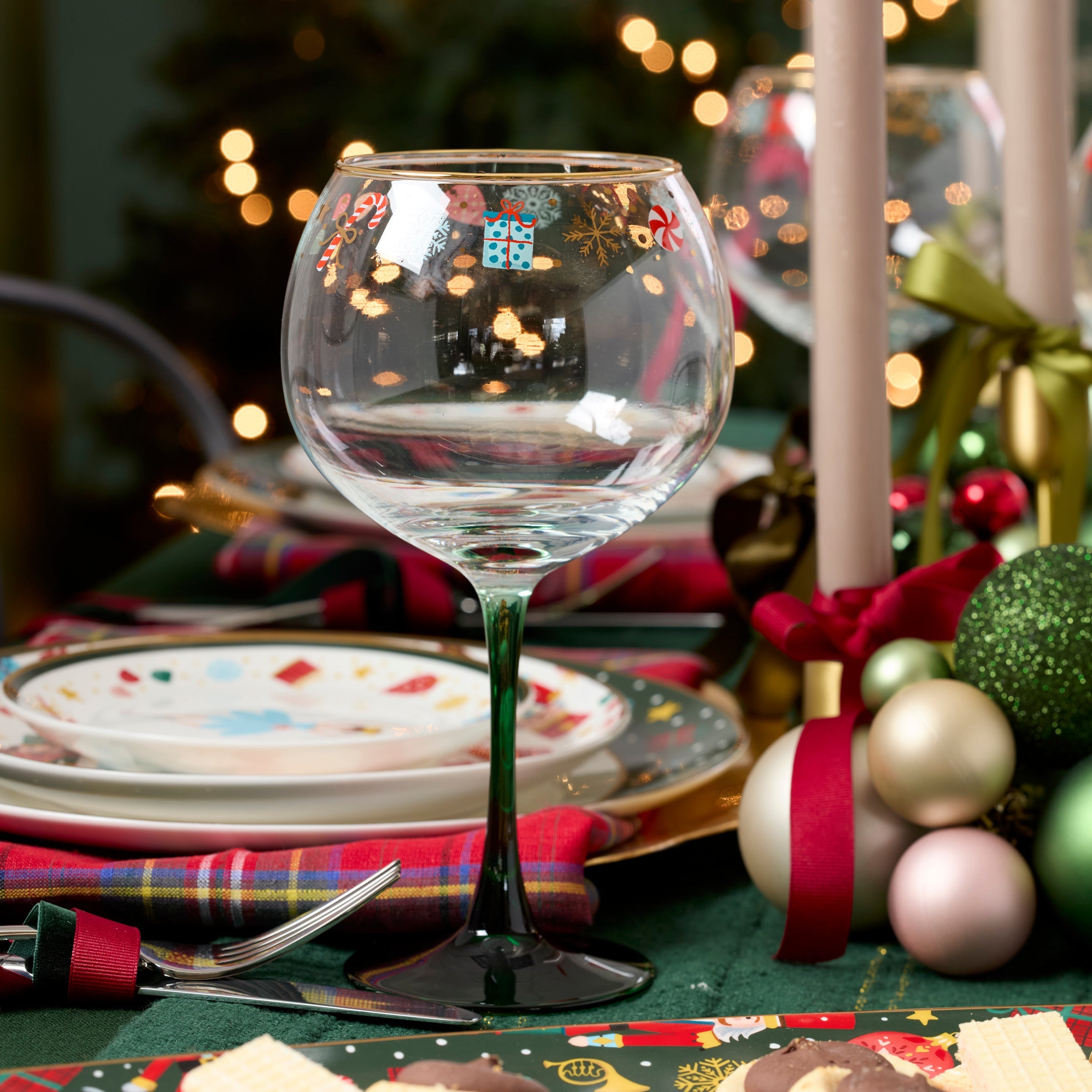 Nutcracker Ballet Balloon Wine Glasses. Set of 4 - Image 3