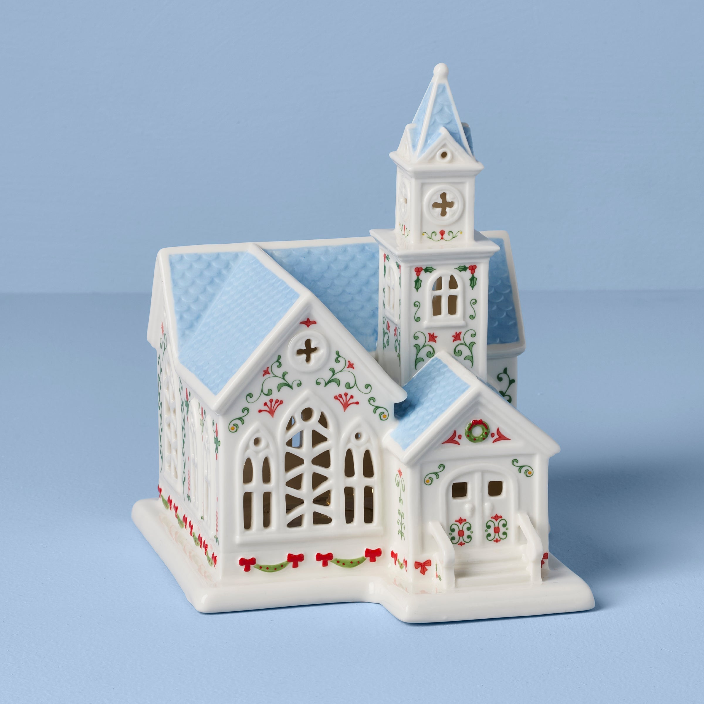 Lenox Village Christmas Lit Church Figurine - Image 2