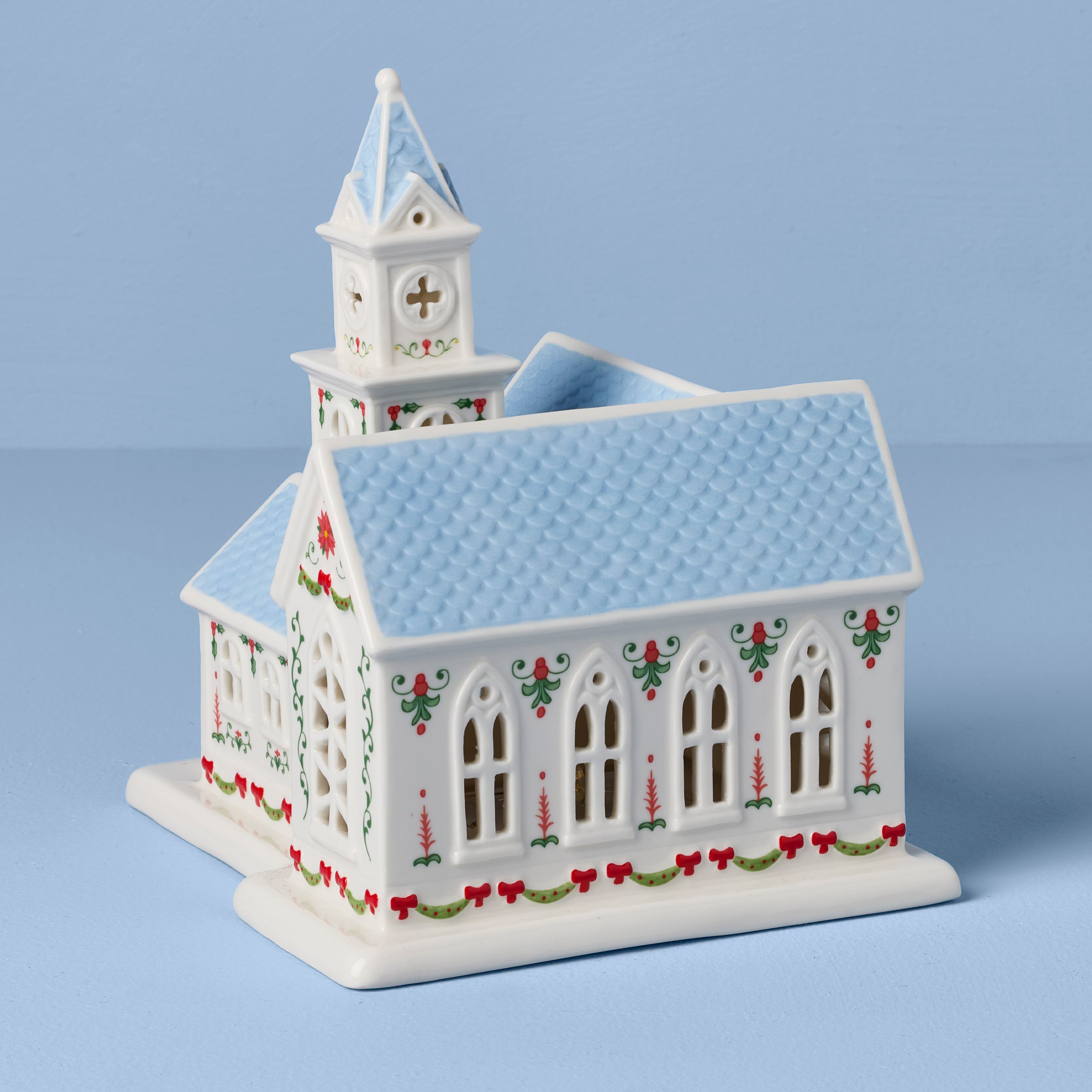 Lenox Village Christmas Lit Church Figurine - Image 4