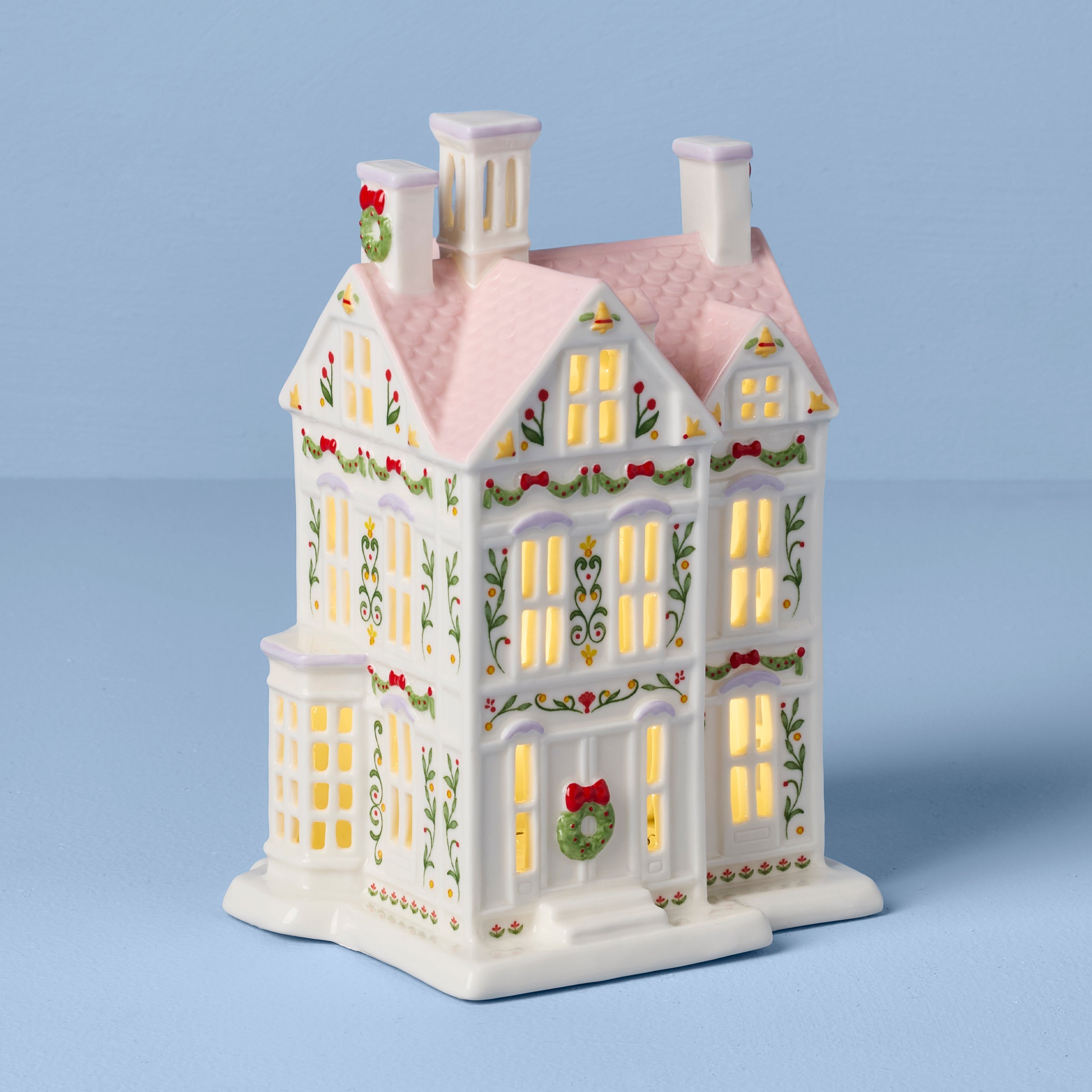 Lenox Village Christmas Lit House Figurine - Image 4