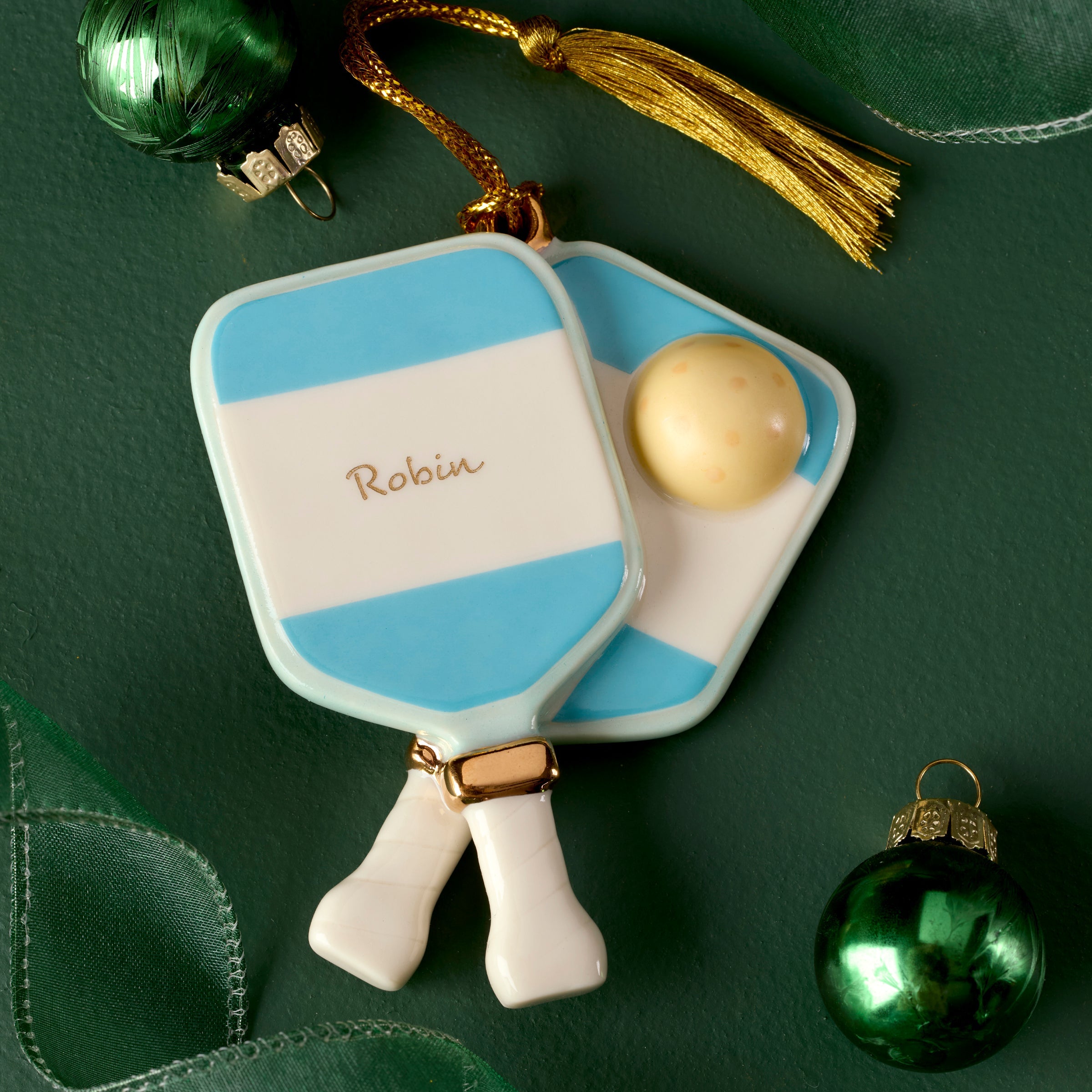 Personalized Pickleball Ornament - Image 2