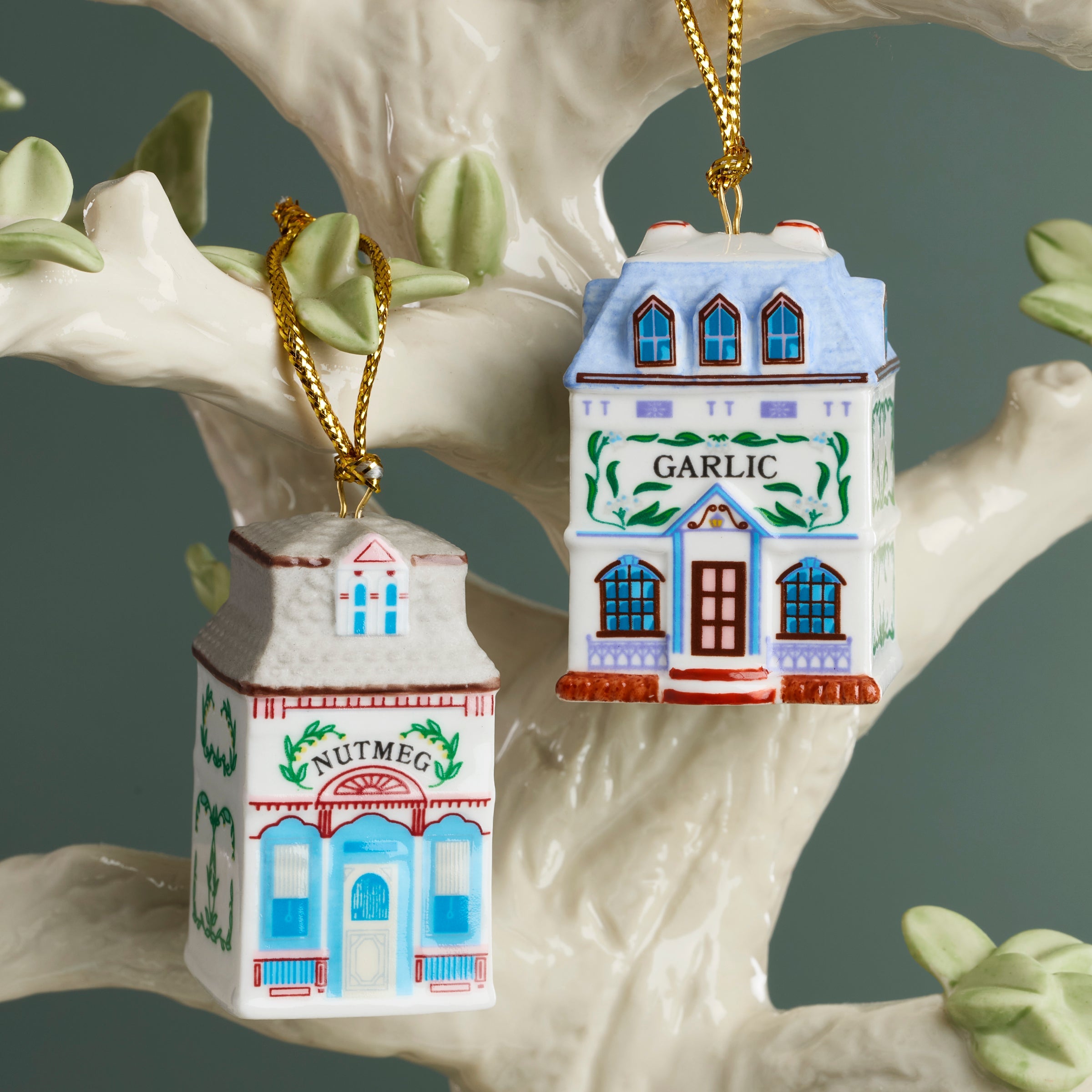 Lenox Village 10-Piece Ornament Set - Image 5