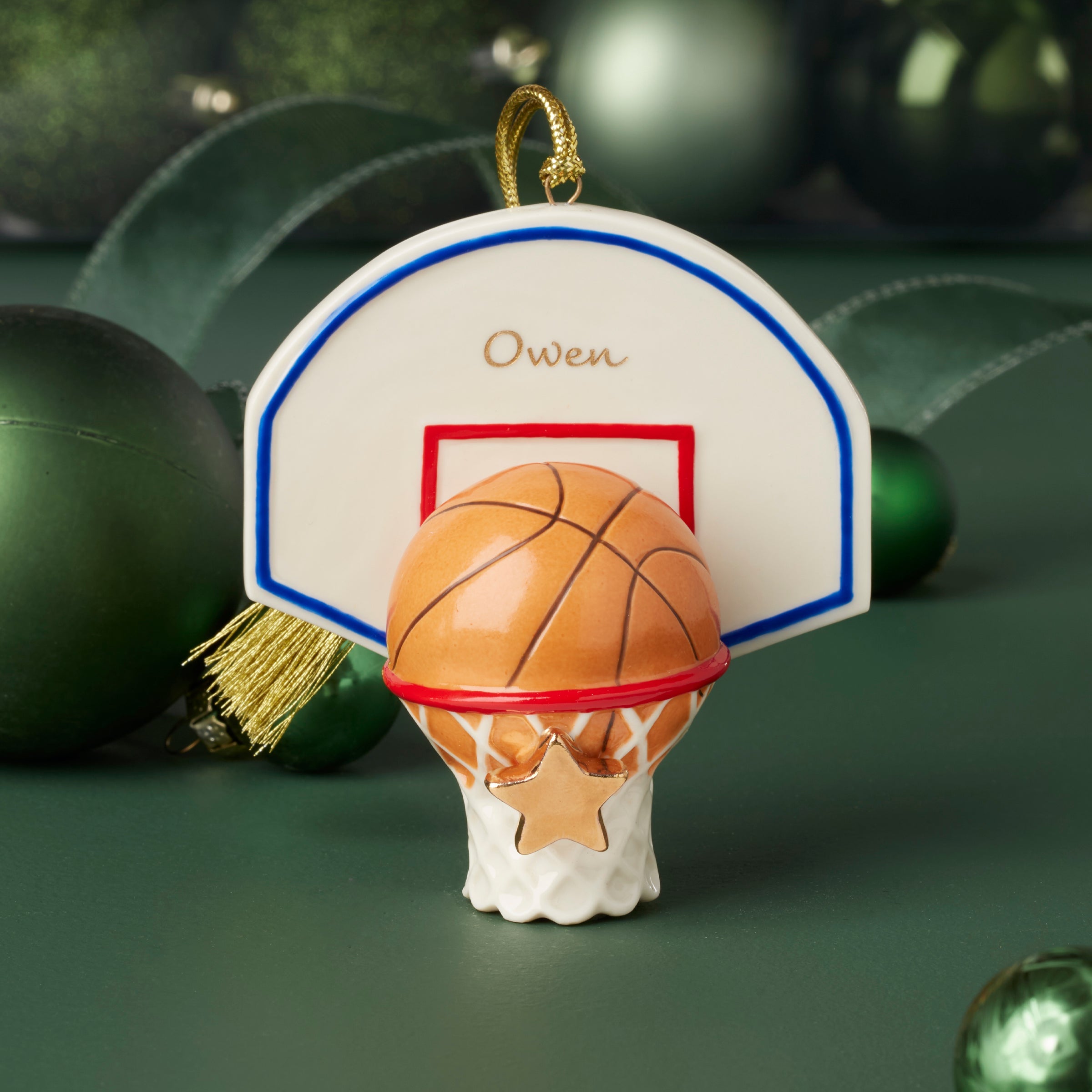 Personalized Basketball Ornament - Image 2