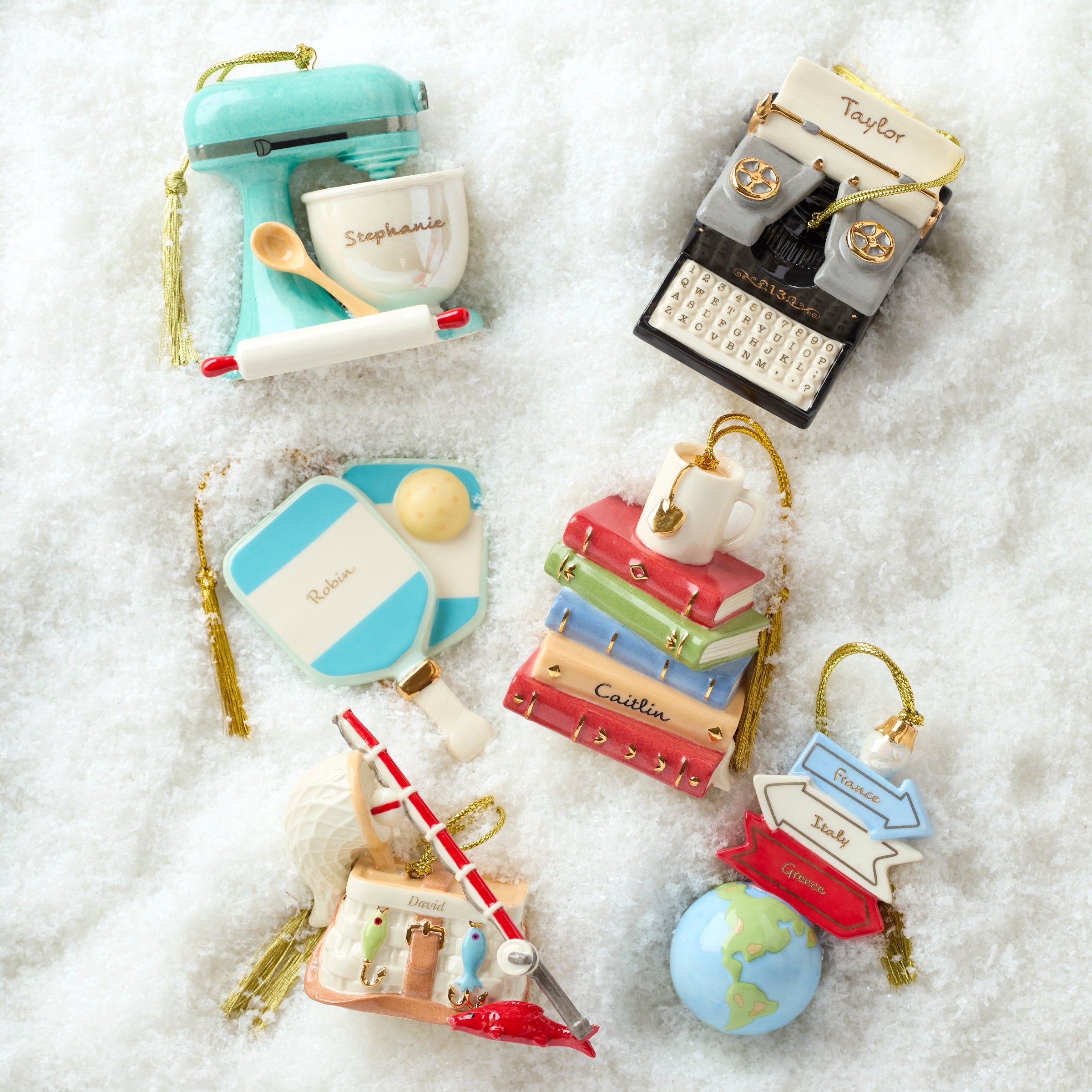 Personalized Bookworm Ornament - Image 4