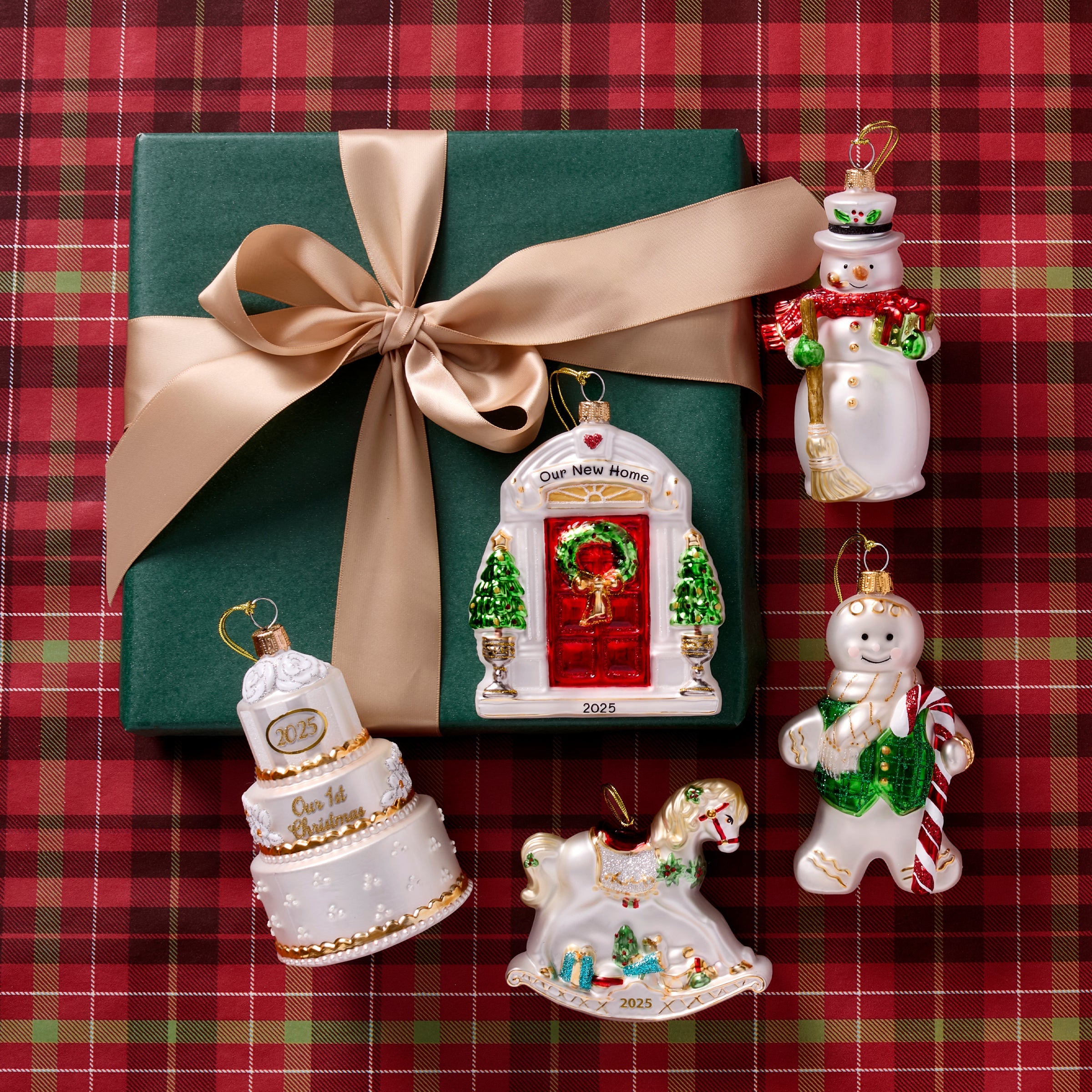 2025 Retro Blown Glass New Home Ornament - Image 4