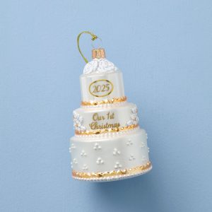 2025 Retro Blown Glass Our 1st Christmas Ornament