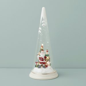 Merry & Magical Lit Santa With Gifts Figurine