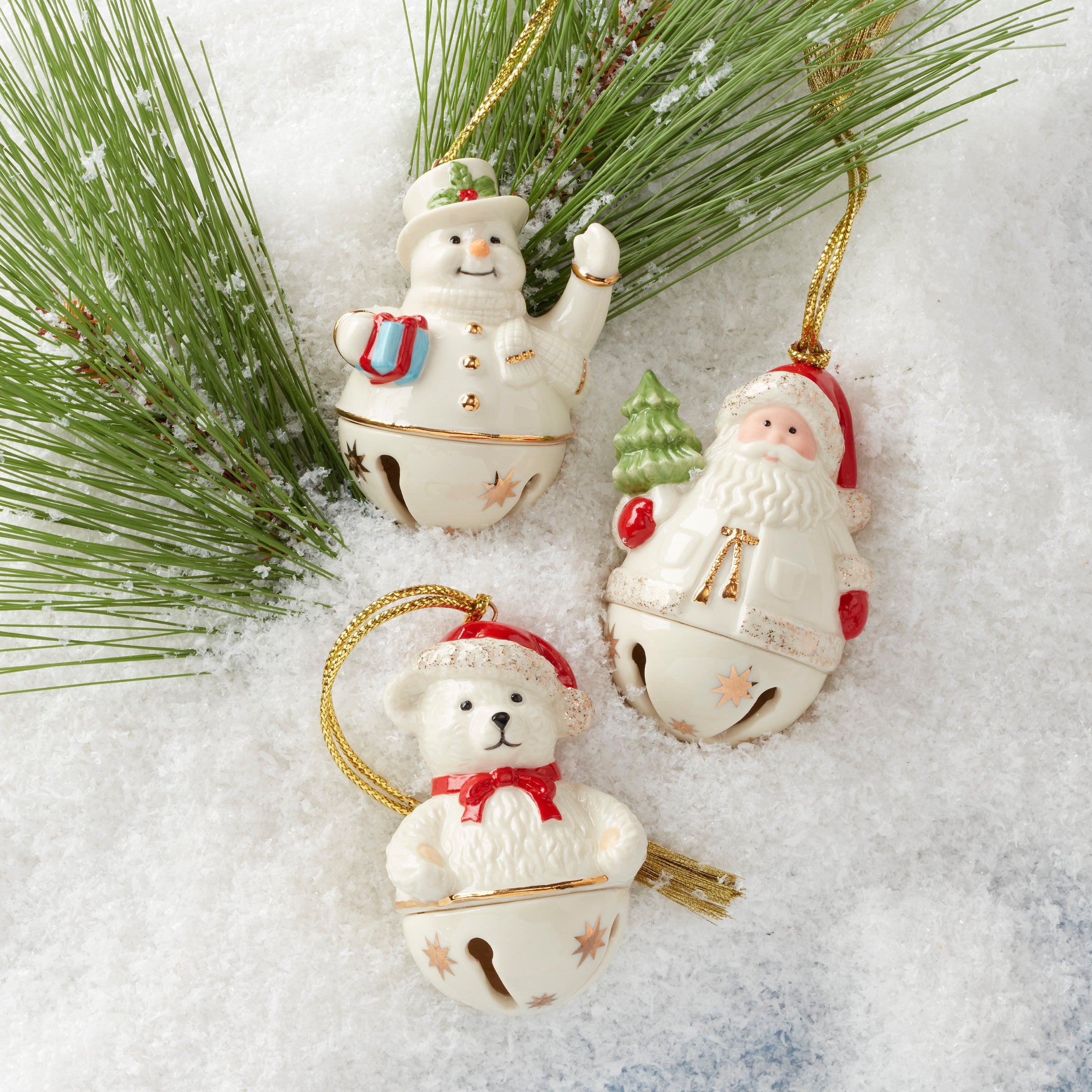 Jingle Bell Ornaments - Set Of 3 - Image 3