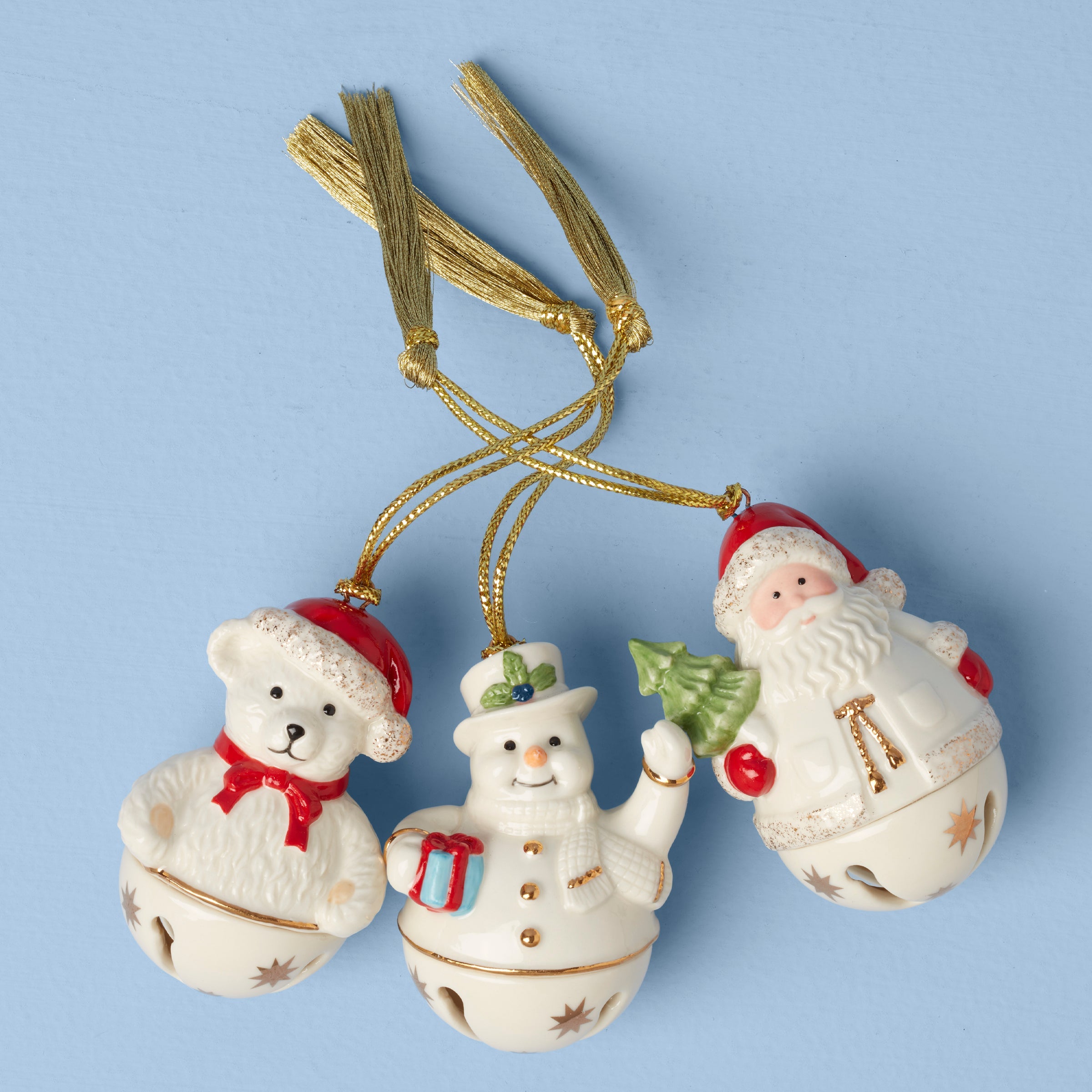 Jingle Bell Ornaments - Set Of 3 - Image 2