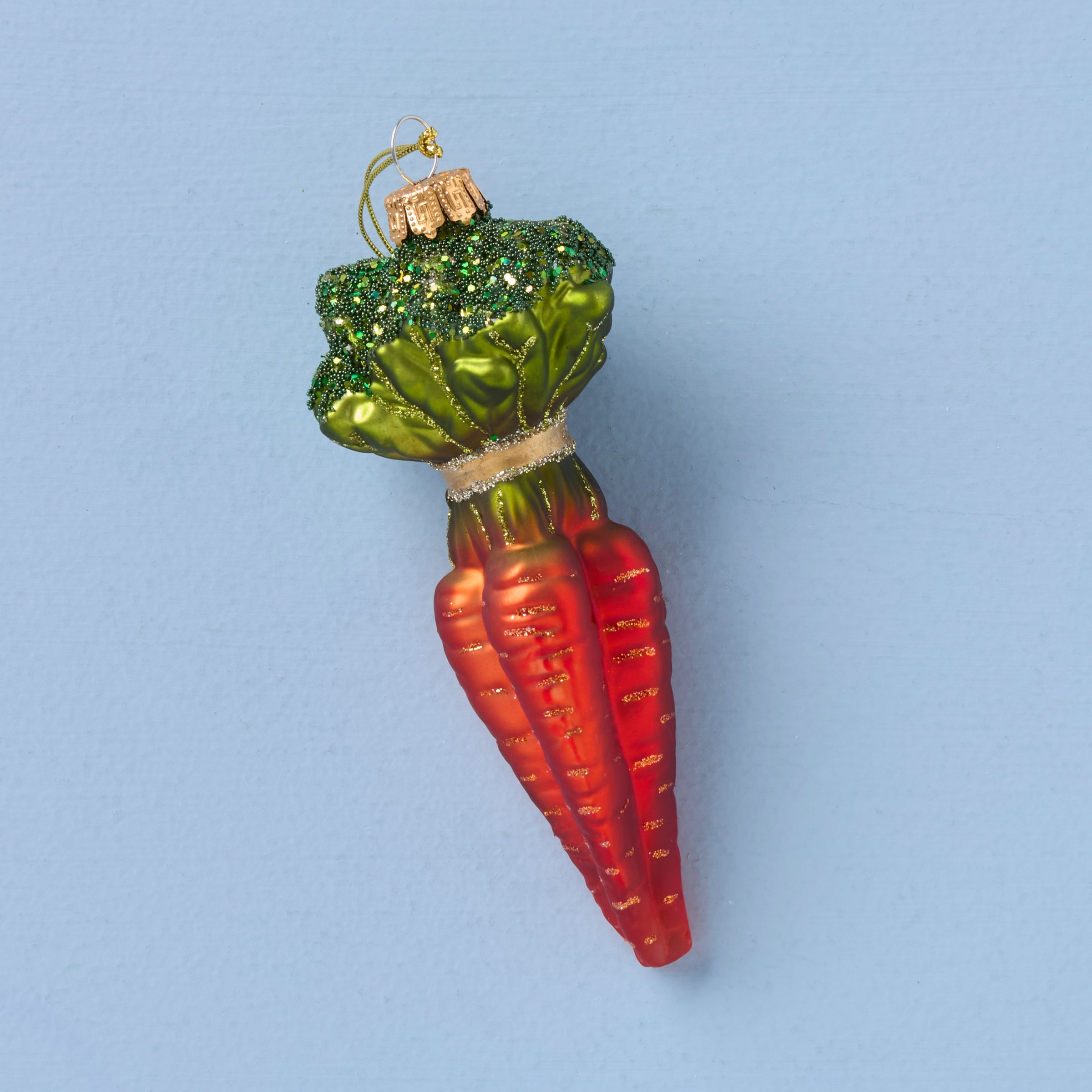 Blown Glass Carrot Ornament