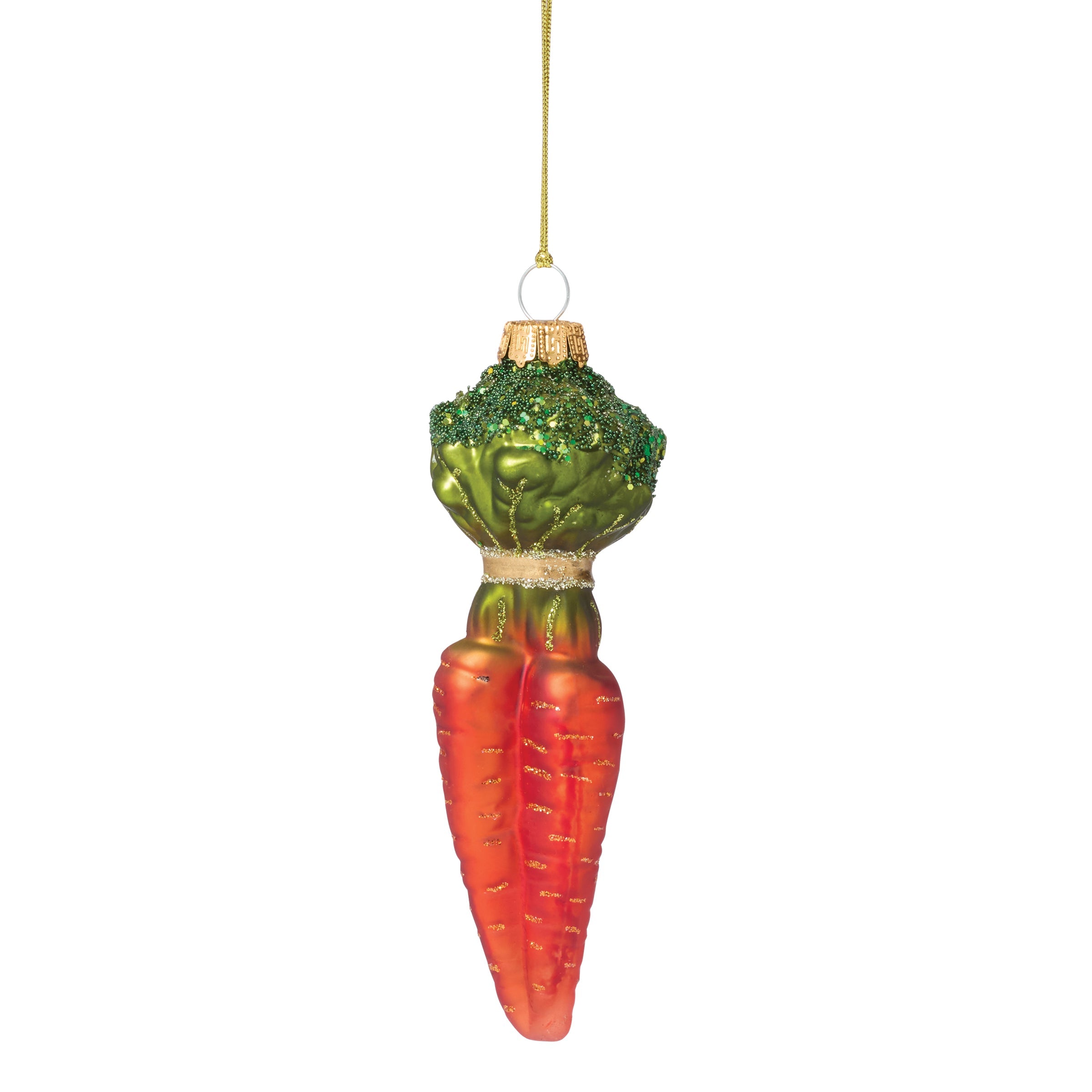 Blown Glass Carrot Ornament - Image 3