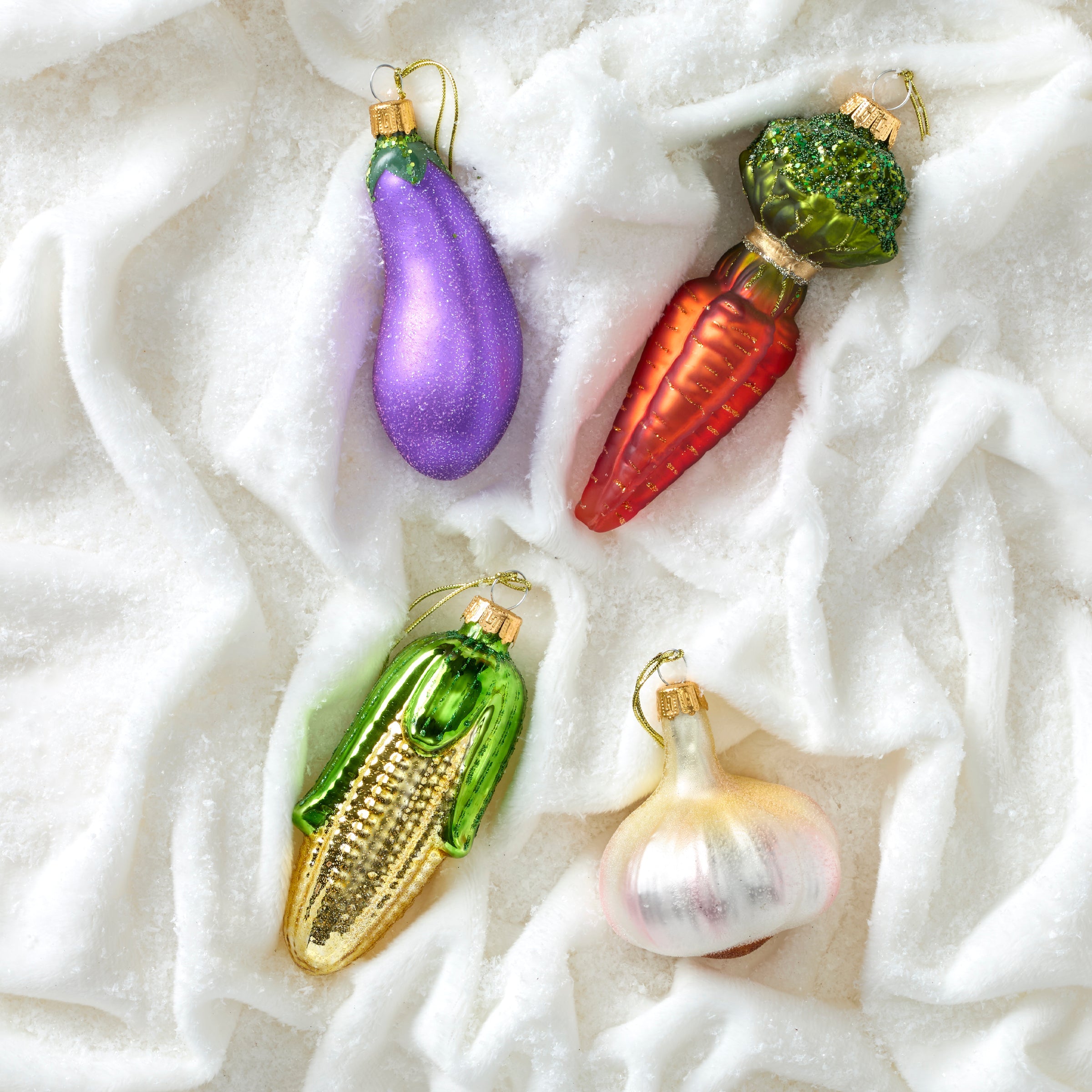 Blown Glass Corn On The Cob Ornament - Image 2
