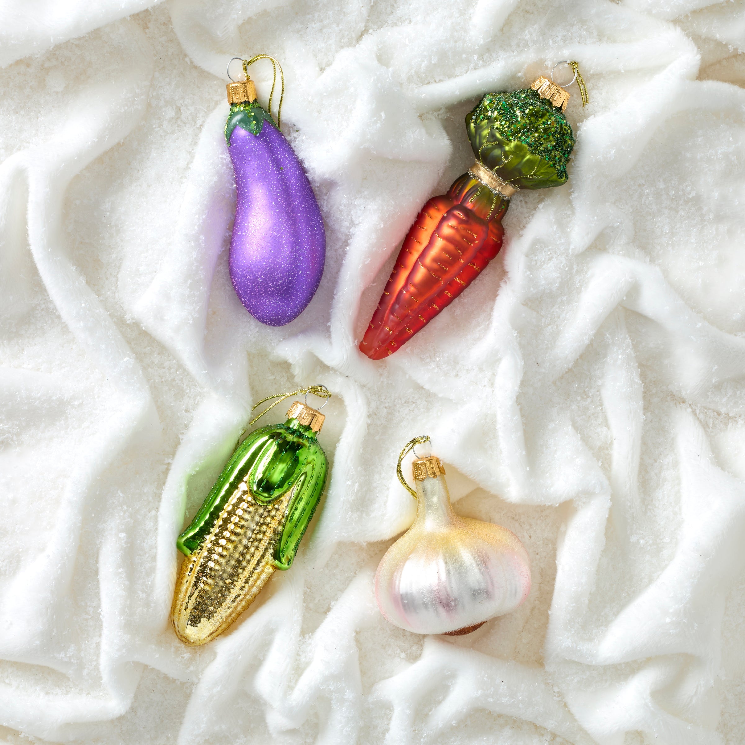 Blown Glass Garlic Ornament - Image 2
