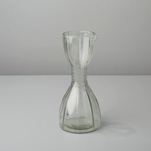 Ruffle Bell Glass Carafe
