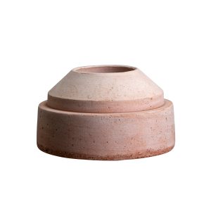 Hoff Candleholder. Raw Rosa