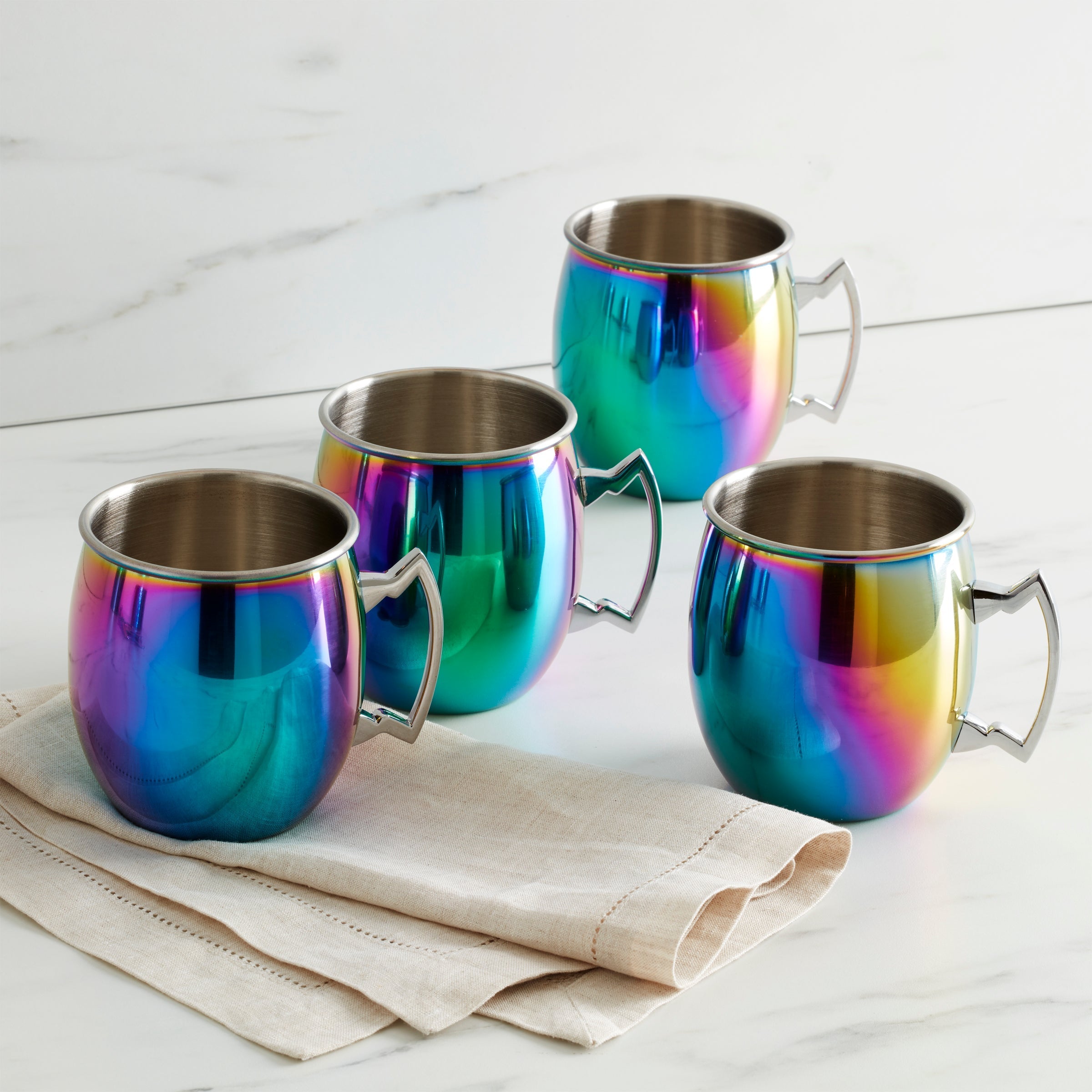 Rainbow Moscow Mule Mugs - Set Of 4 - Image 3
