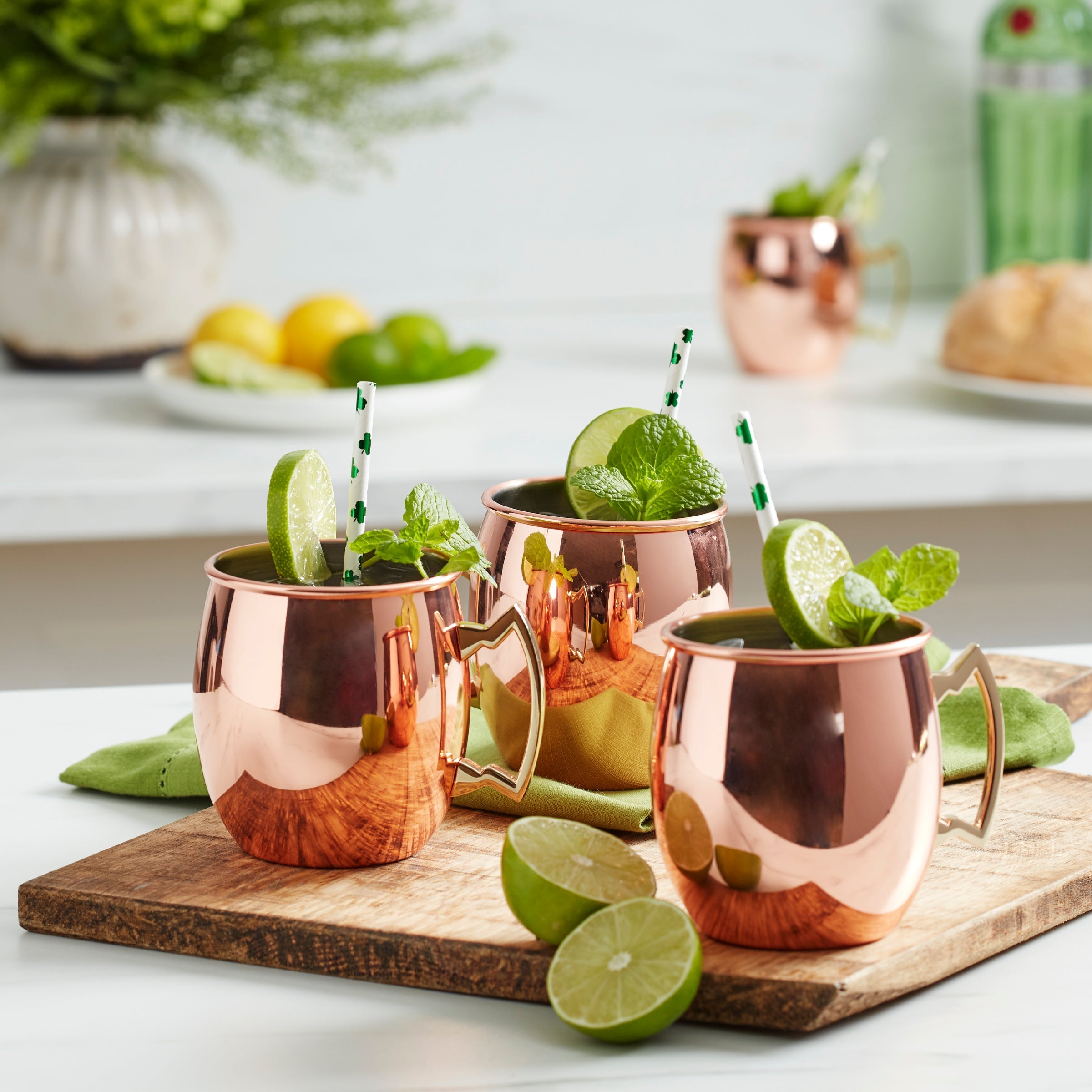 Copper Moscow Mule Mugs - Set Of 4 - Image 2