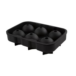Black Round Silicone Ice Mold