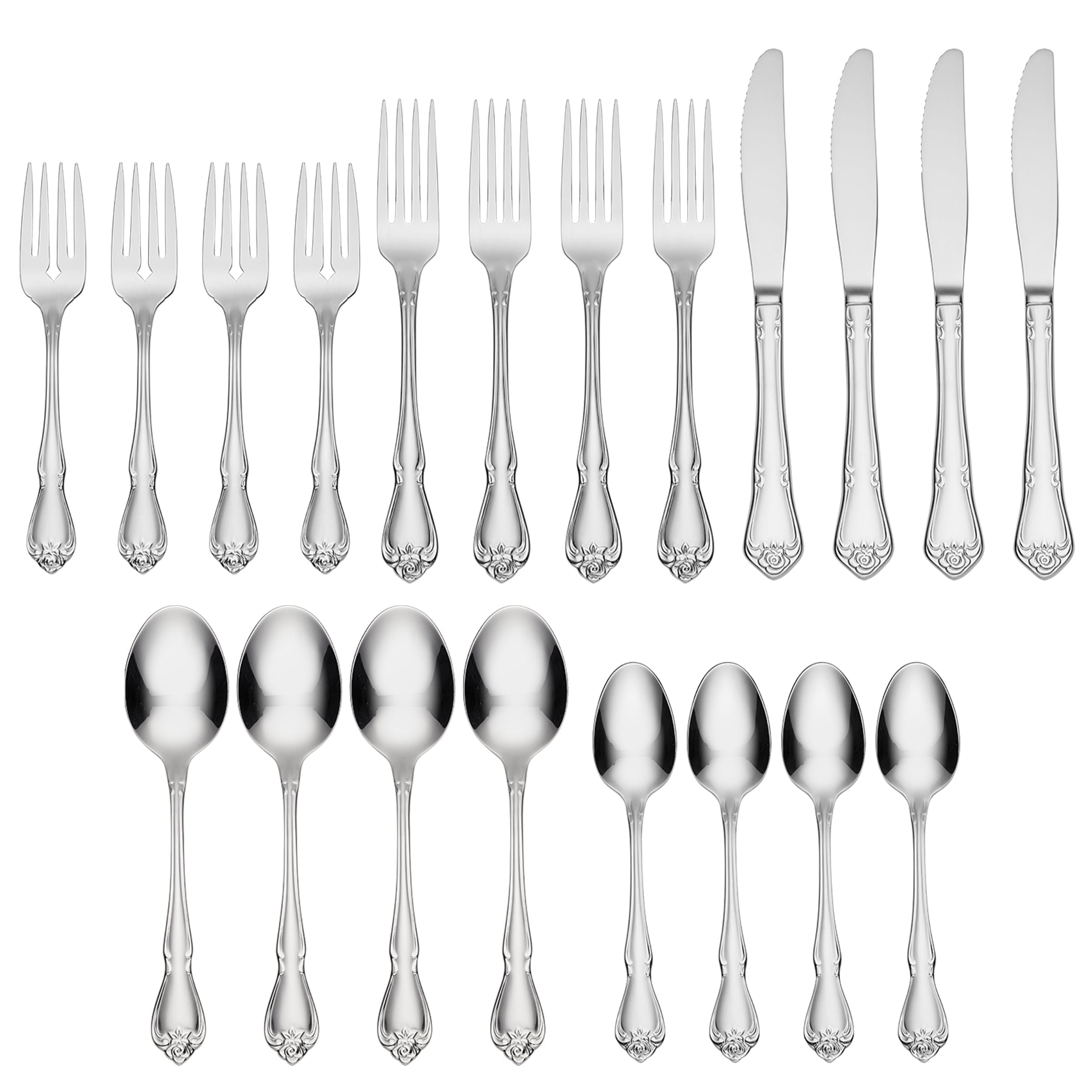 True Rose 20 Piece Flatware Set - Image 2