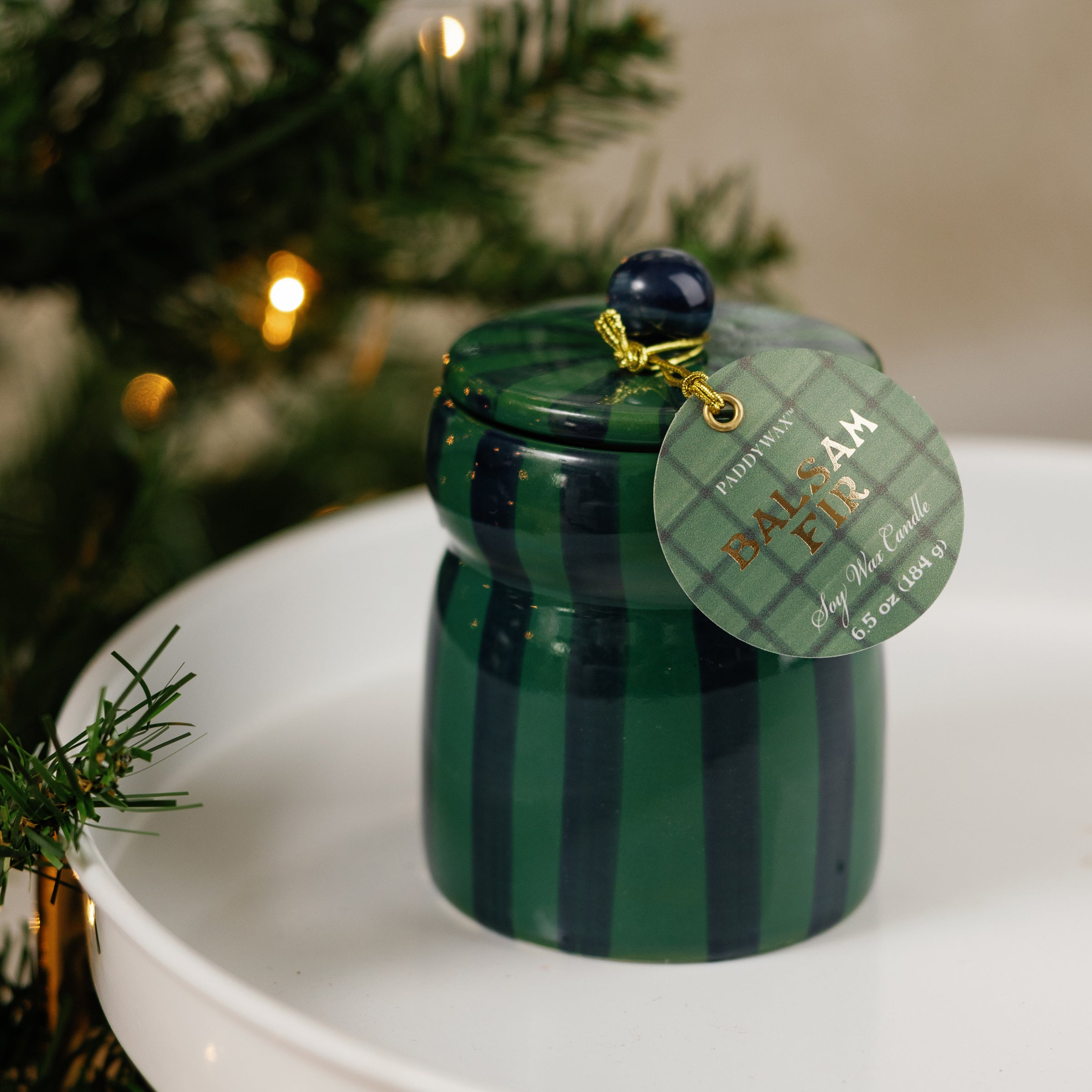 Holiday Cabana 6.5-oz Soy Wax Candle. Balsam Fir - Image 4