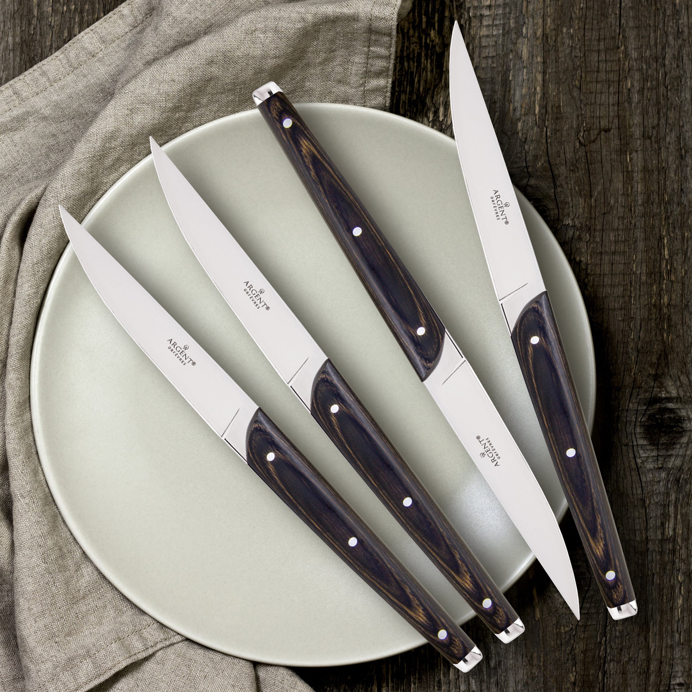 Clevedon Pakkawood Steak Knives Set of 4 - Image 2