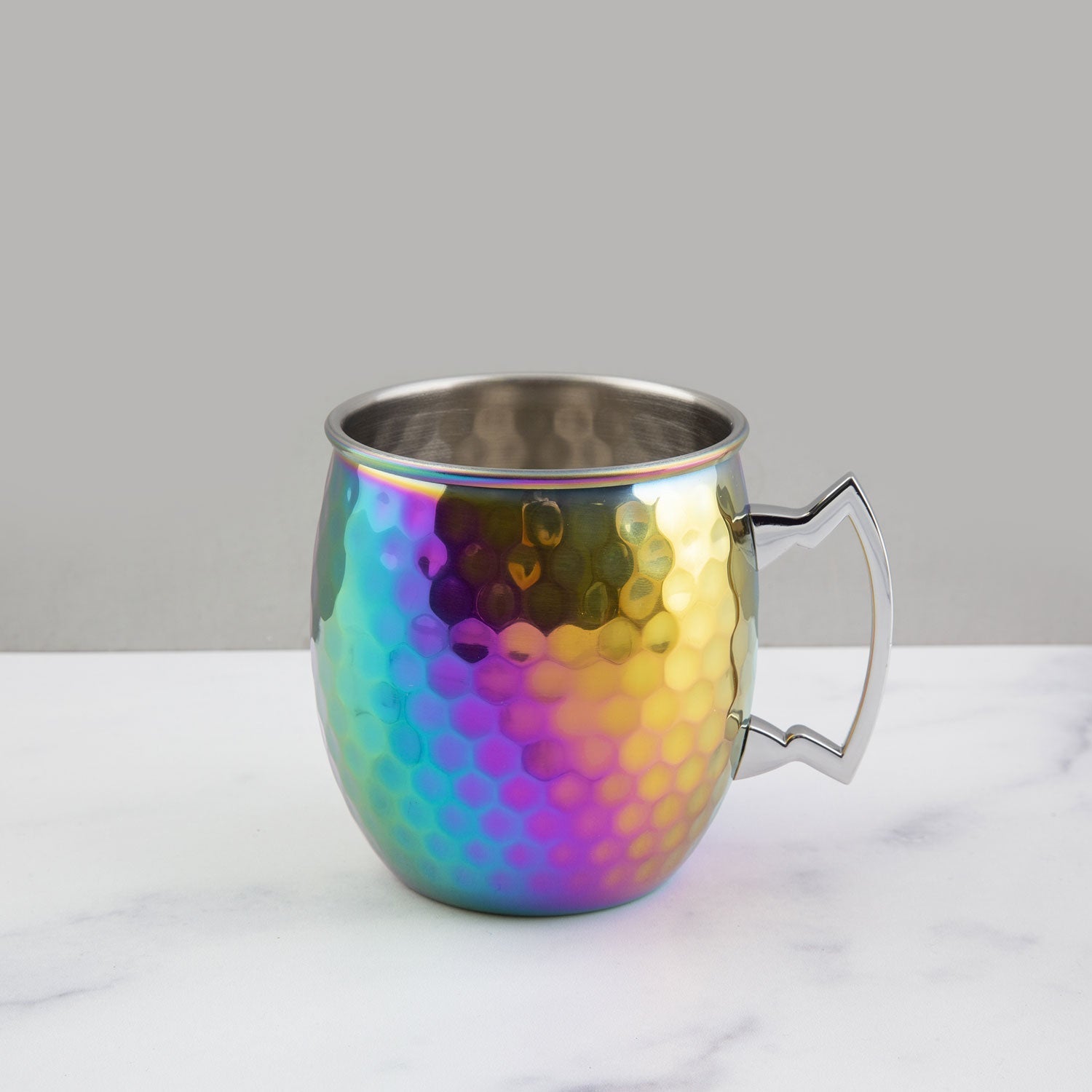 Hammered Rainbow Moscow Mule Mugs - Set Of 4 - Image 2