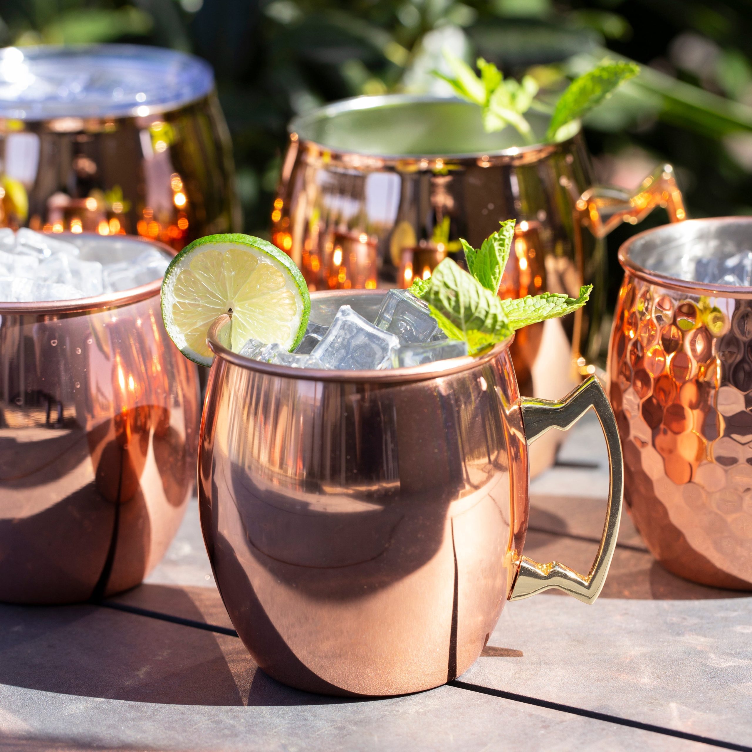 Copper Moscow Mule Mugs - Set Of 4 - Image 4