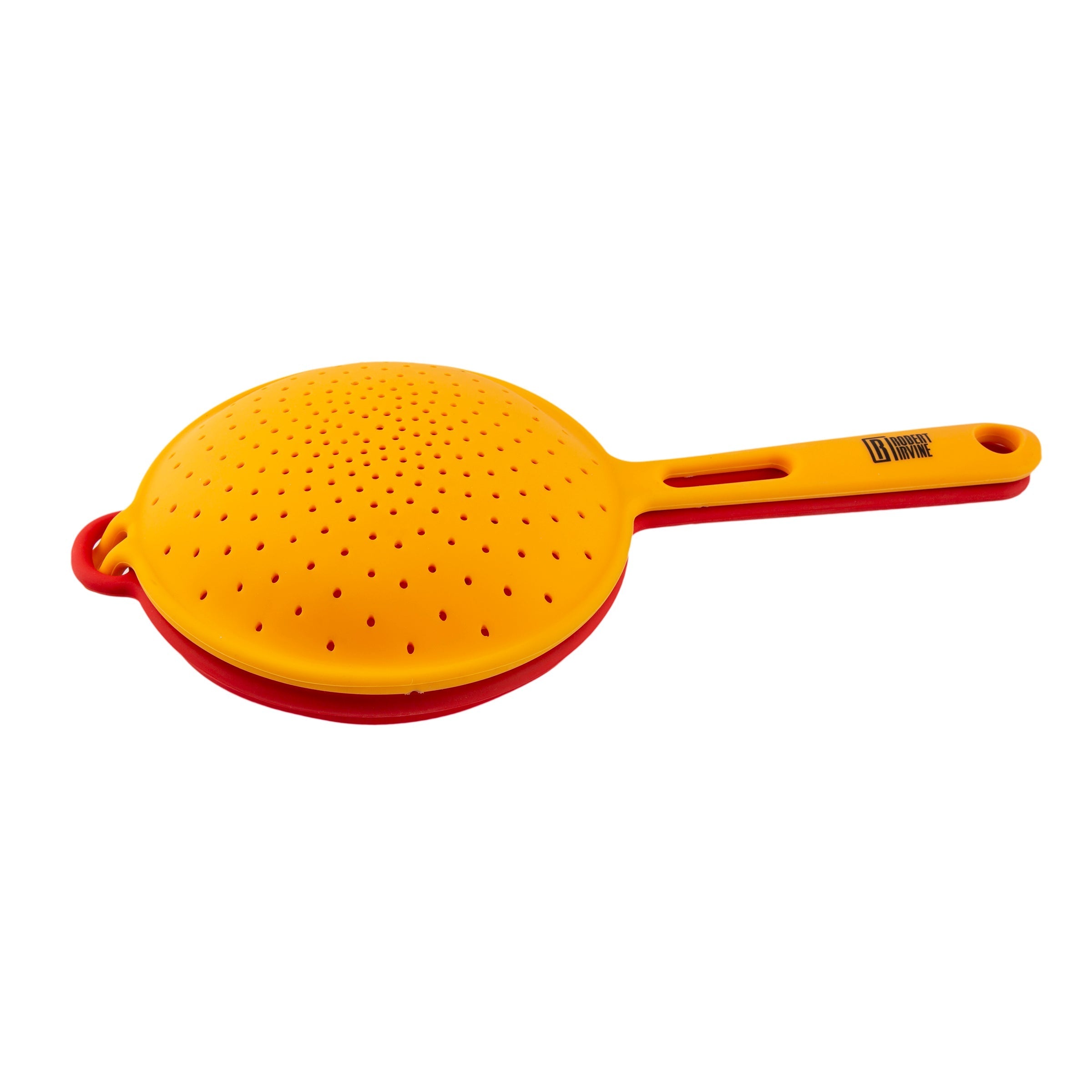 Robert Irvine 2-Piece Silicone Colander Set Orange - Image 8