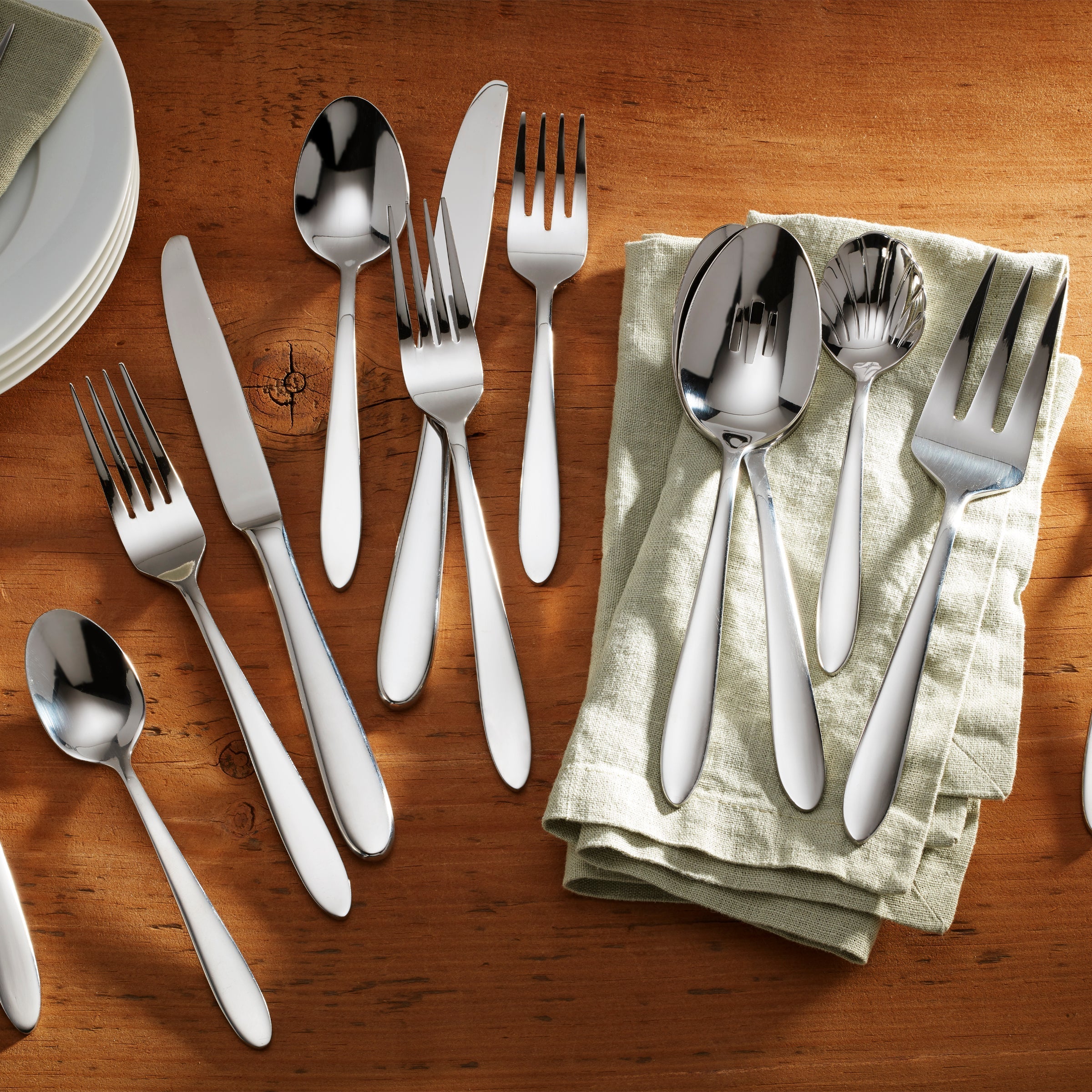 Mooncrest 45 Piece Flatware Set - Image 2