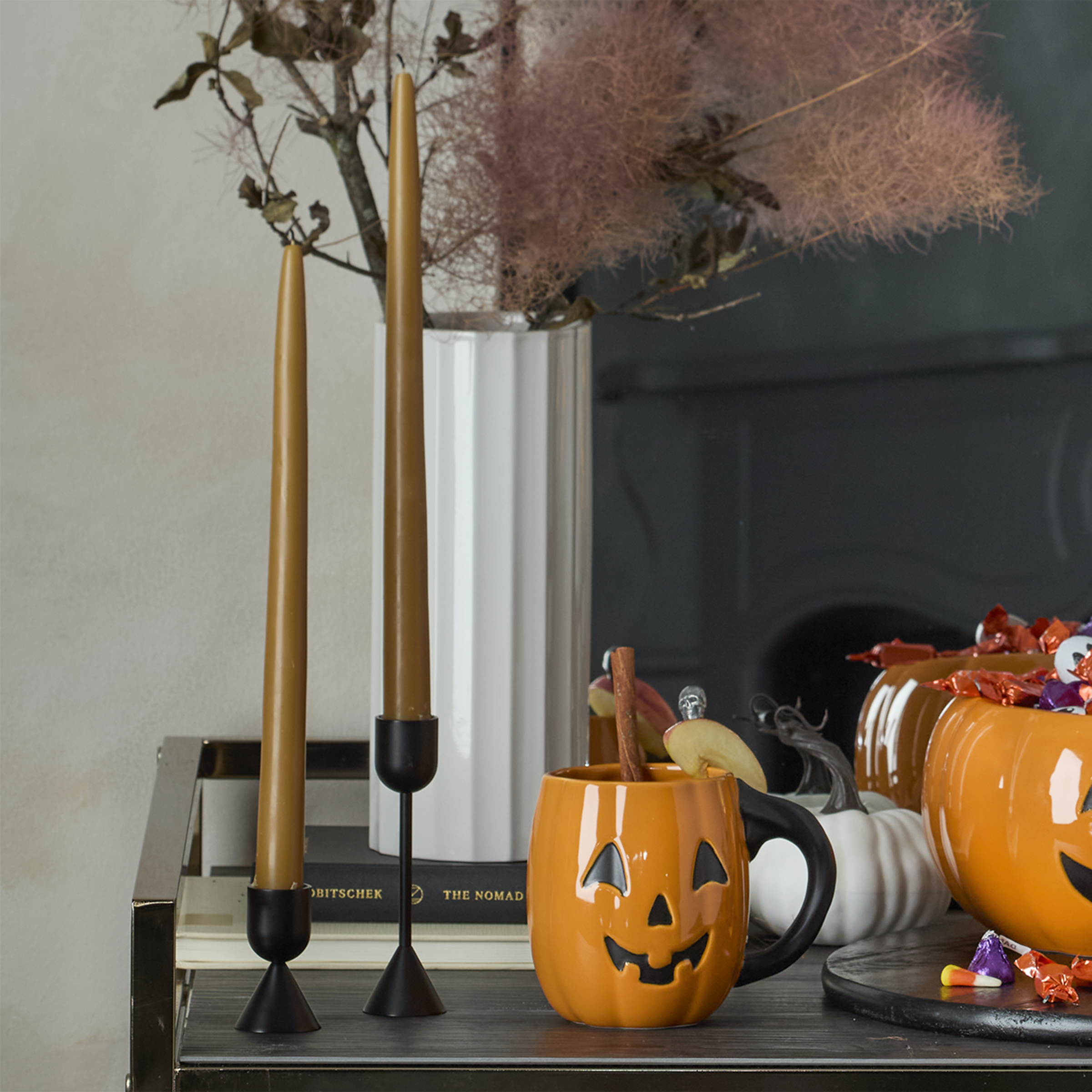 Dipped 12 Taper Candle Pair - Miel - Image 4