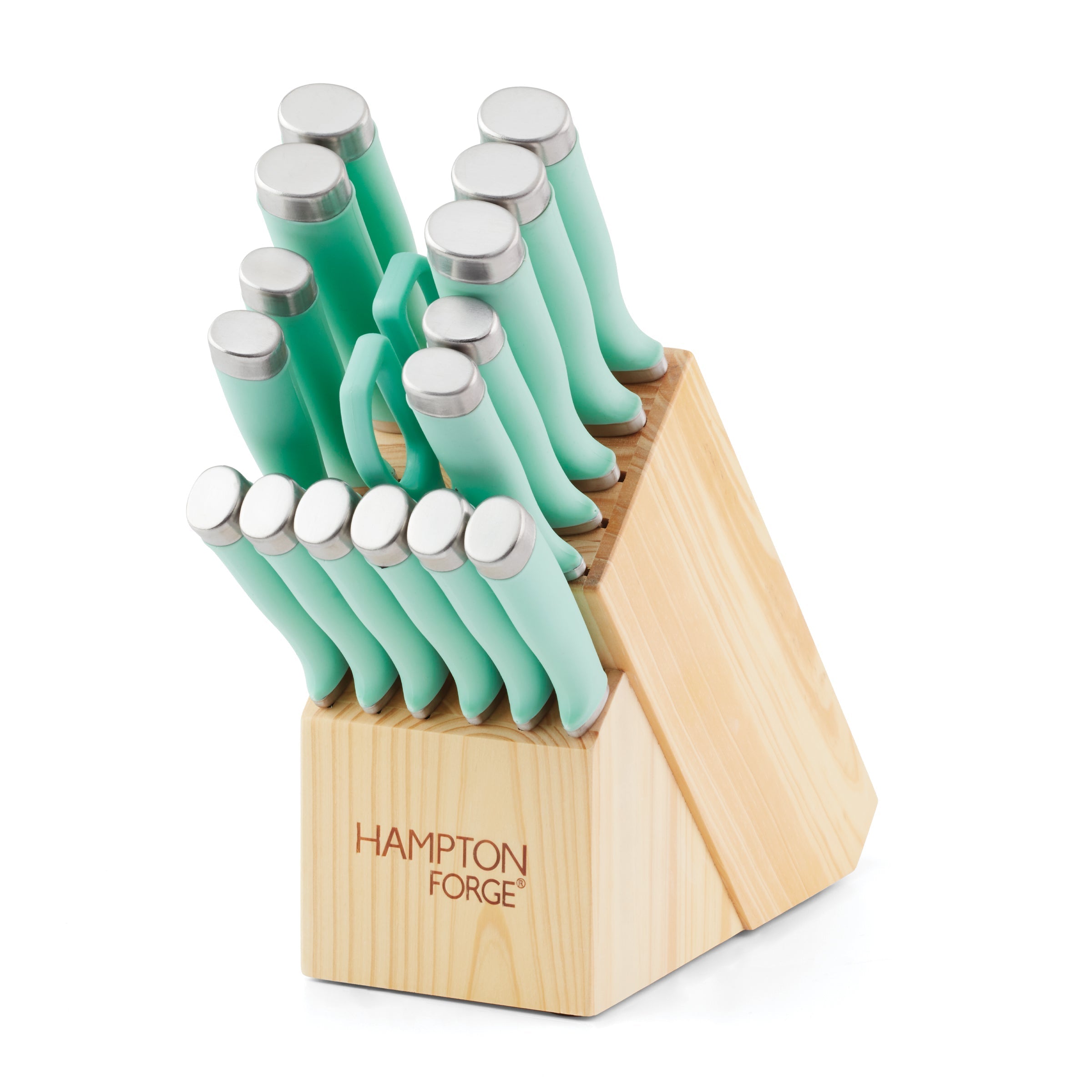 Epicure Pistachio 17 Piece Cutlery Block Set - Image 3