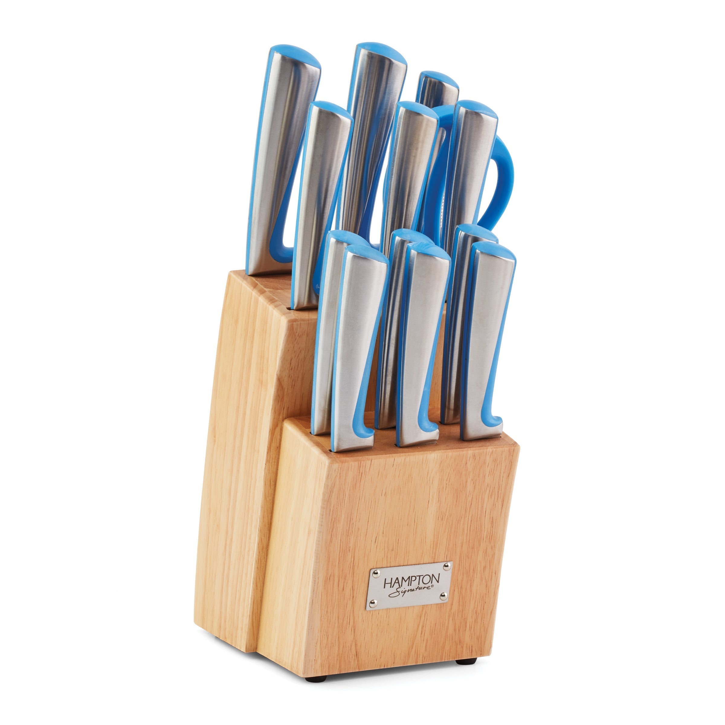 Orion Blue 14 Piece Cutlery Block Set