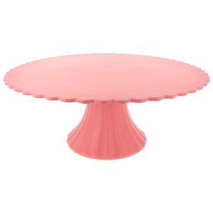 Large Reusable Bamboo Cake Stand. Pink