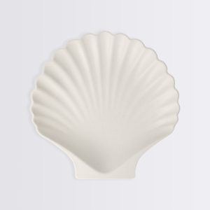 Natural Reusable Bamboo Shell Plates. Set of 6