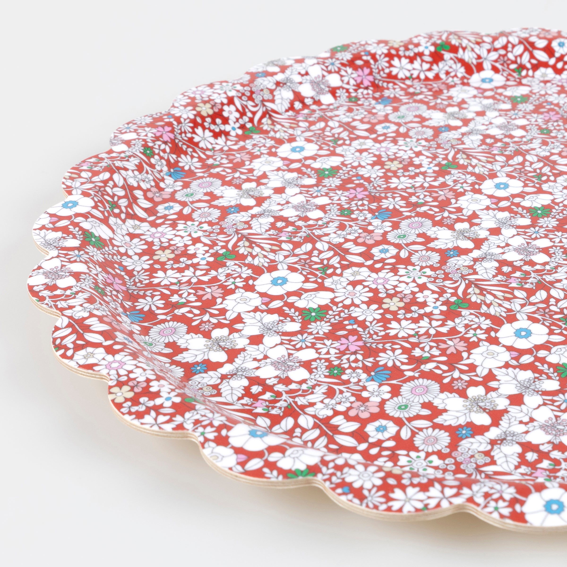Meri Meri x Liberty Red June's Meadow Small Tray - Image 3