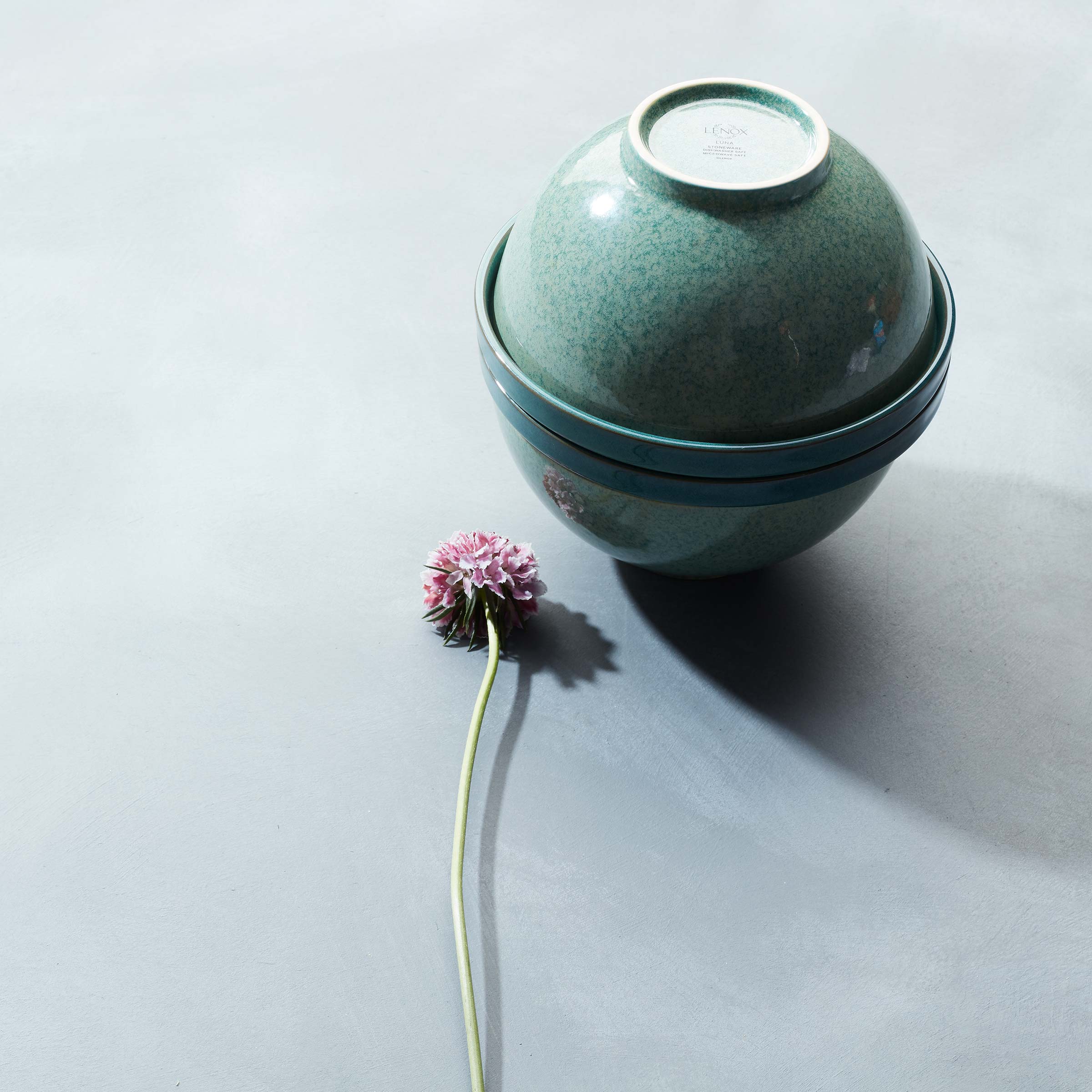 Luna Green 8-Piece Dinnerware Set - Image 4