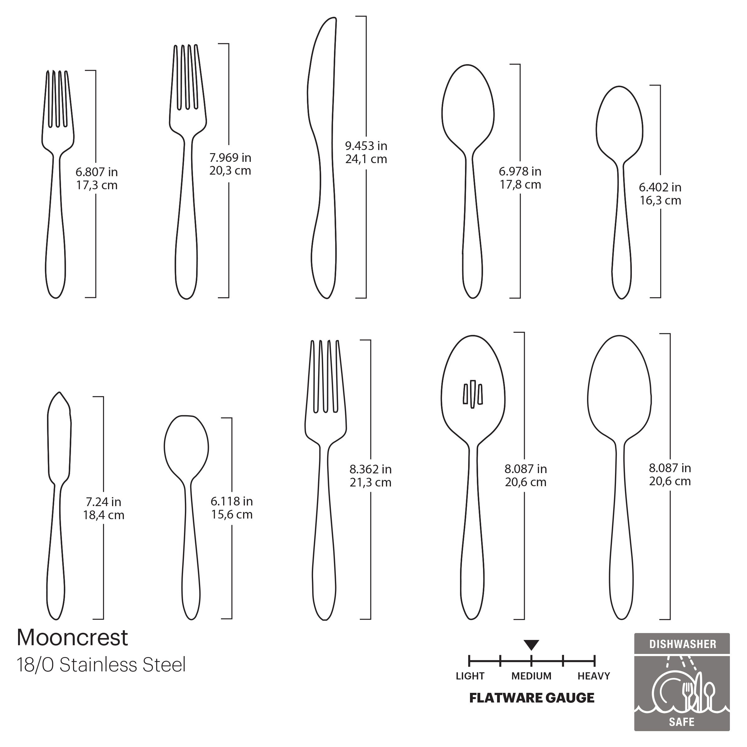 Mooncrest 65 Piece Flatware Set - Image 6
