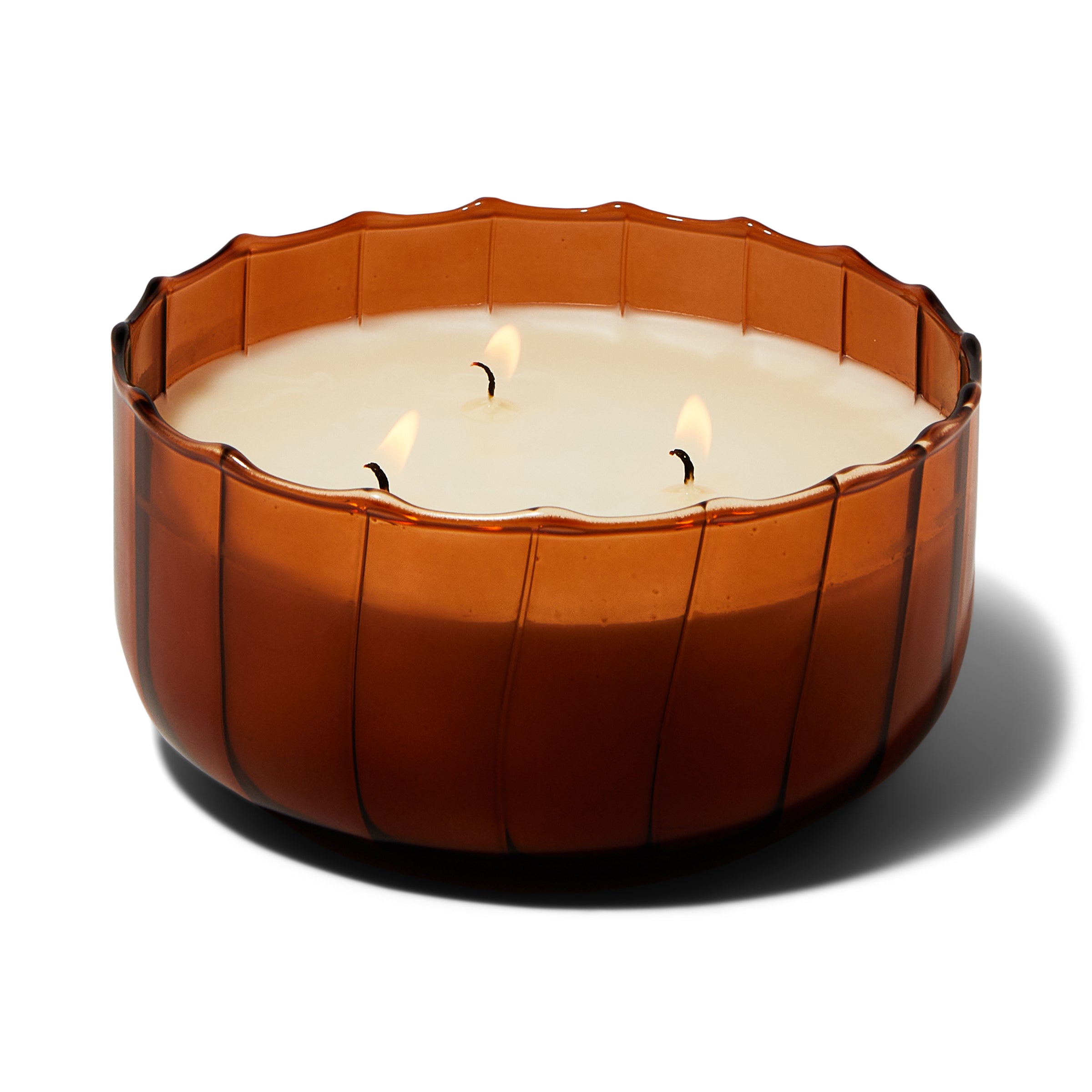 Ripple 12-oz Soy Wax Candle. Tobacco Patchouli