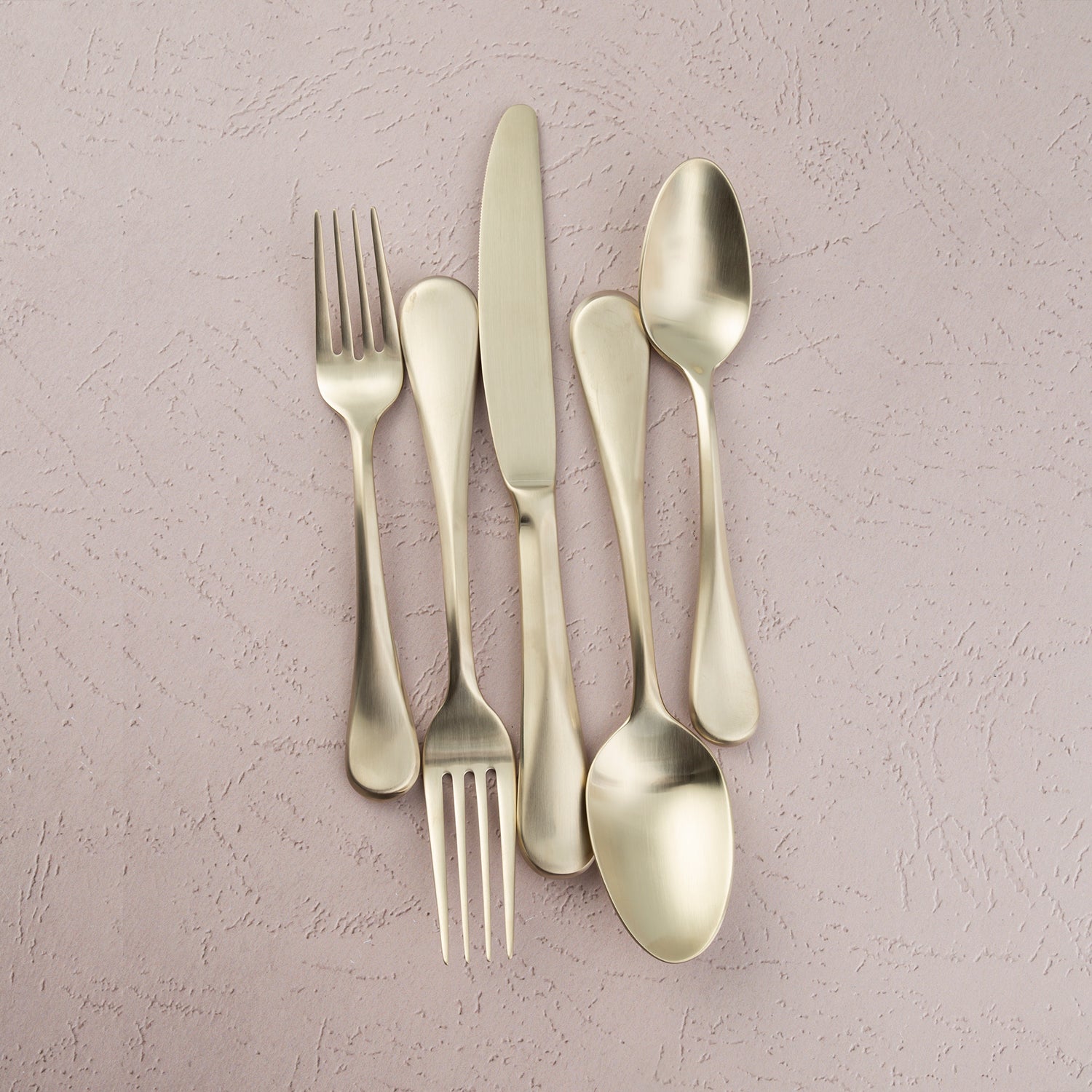 Eloquence Champagne Satin 20 Piece Flatware Set - Image 4