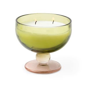 Aura 6-oz Soy Wax Candle. Misted Lime