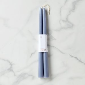 Dipped 12 Taper Candle Pair - Heron