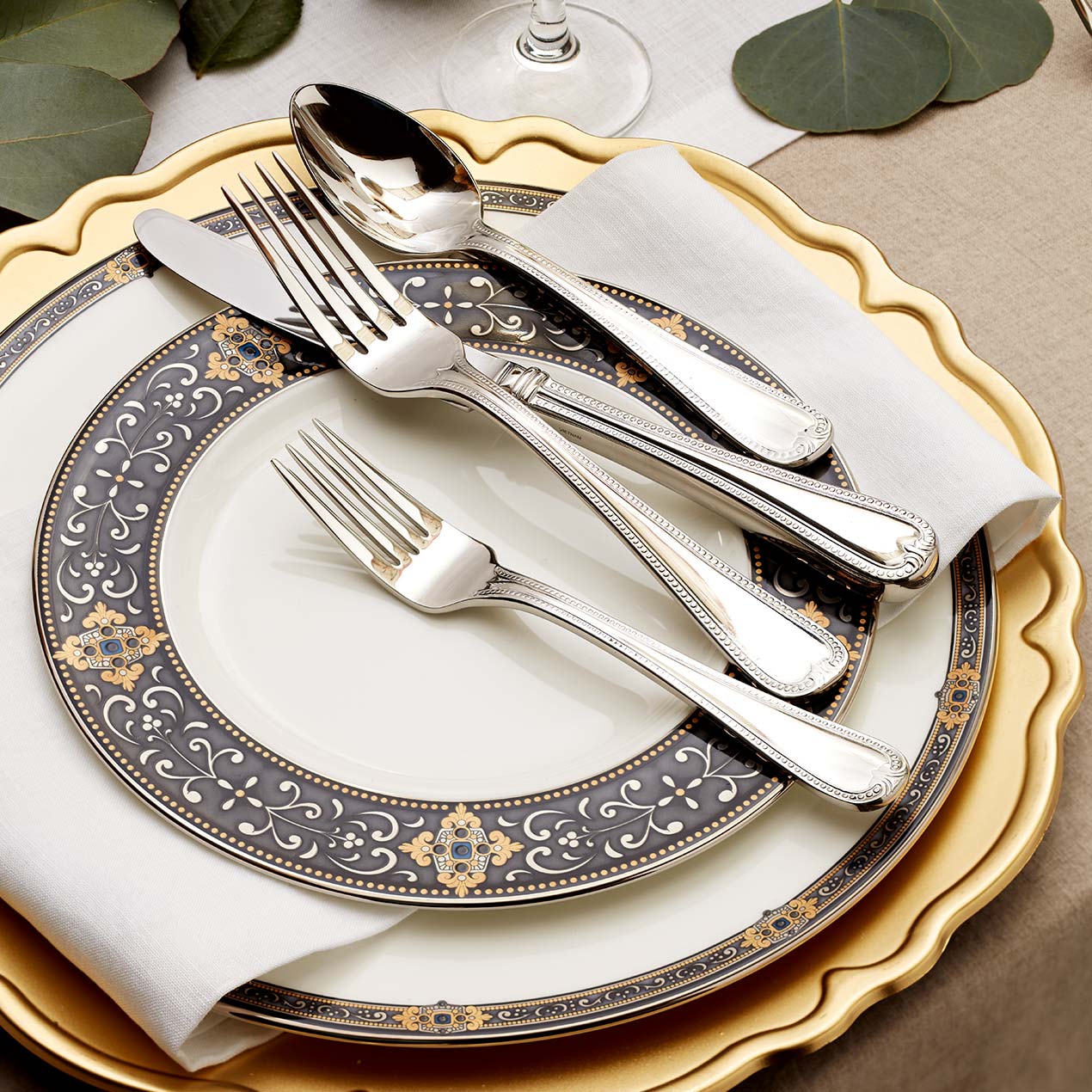 Vintage Jewel 5-Piece Place Setting - Image 2