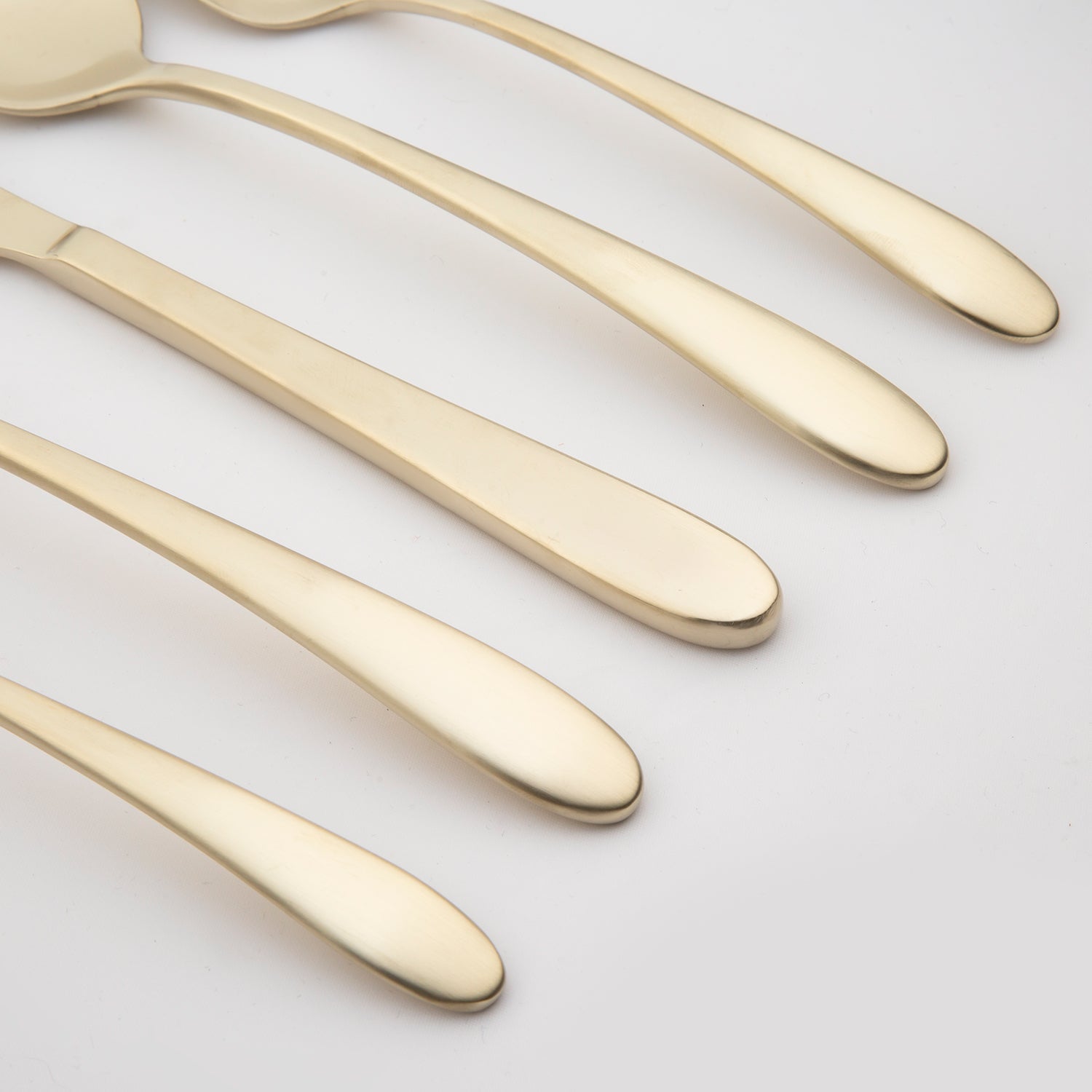 Poet Champagne Satin 20 Piece Flatware Set - Image 4