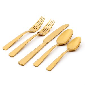 Aptitude Gold 20 Piece Flatware Set