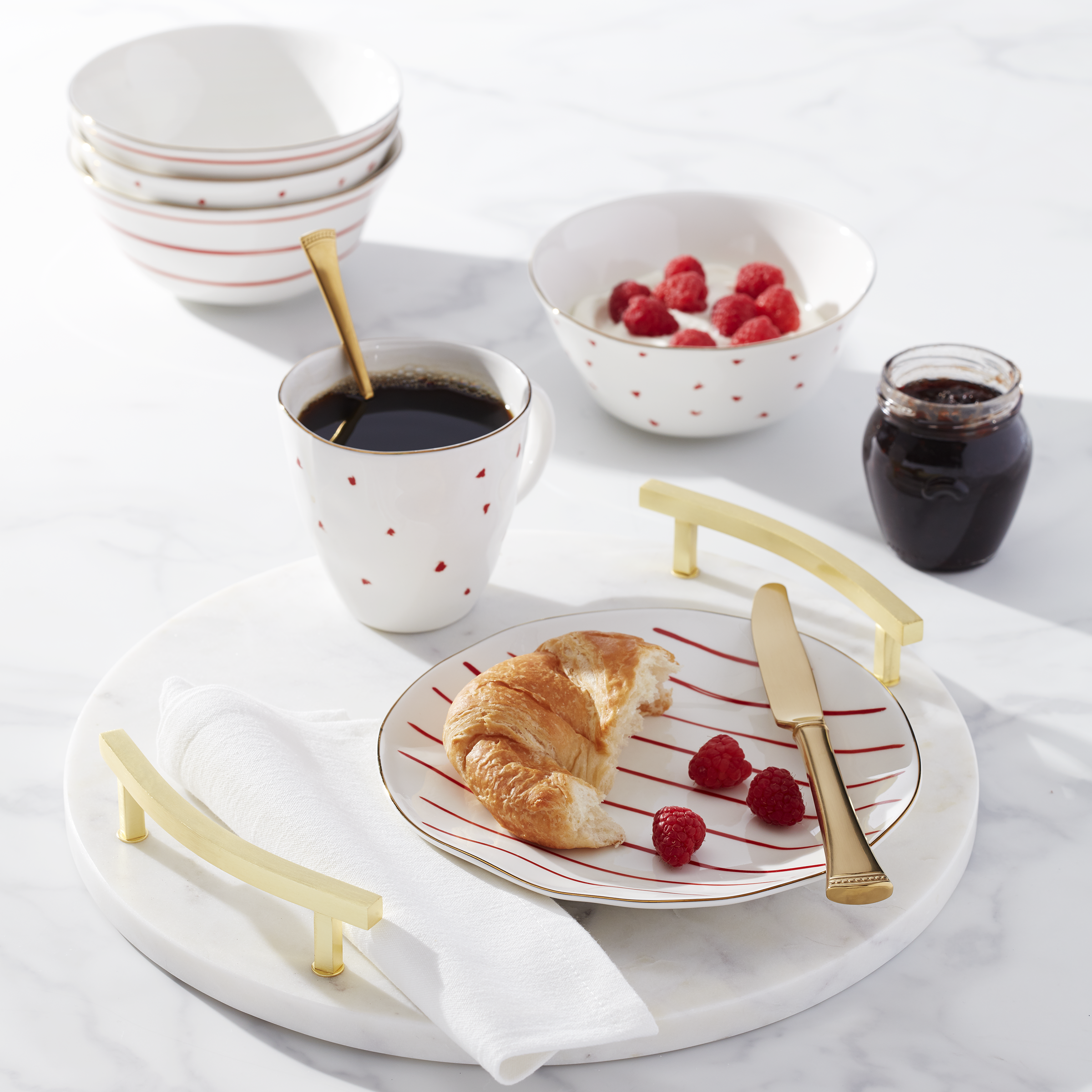 Garnet Bay 12-Piece Dessert Set - Image 2