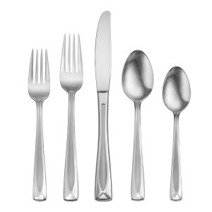 Lincoln Satin 45 Piece Flatware Set